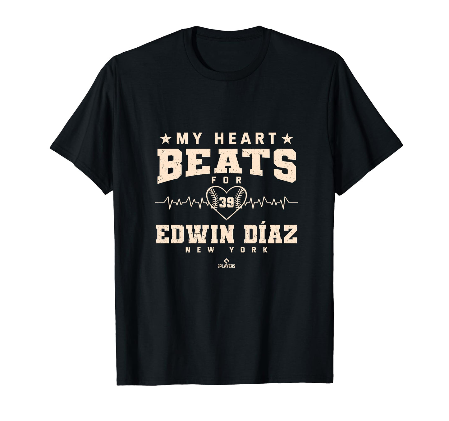 My Heart Beats Edwin Diaz Valentines T-Shirt - Streetwear Style for Adults - T-Shirt, Sweatshirt, Hoodie