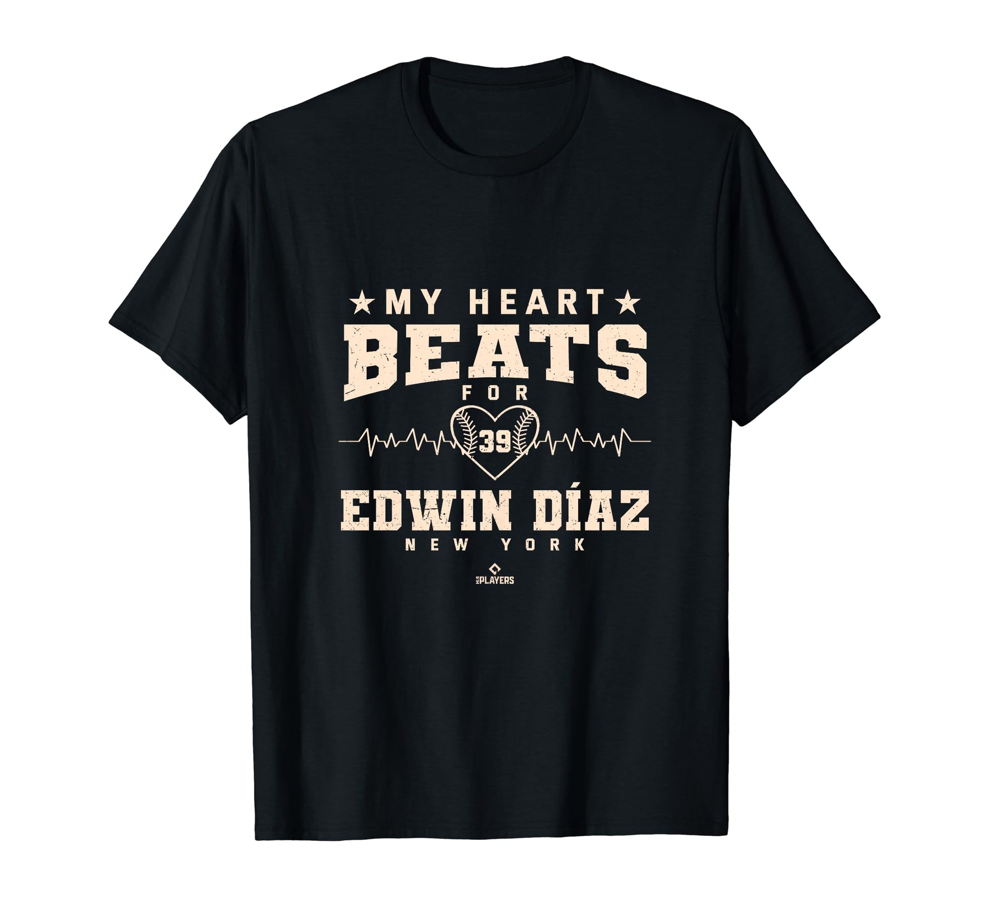 My Heart Beats Edwin Diaz Valentines T-Shirt - Streetwear Style for Adults - T-Shirt, Sweatshirt, Hoodie