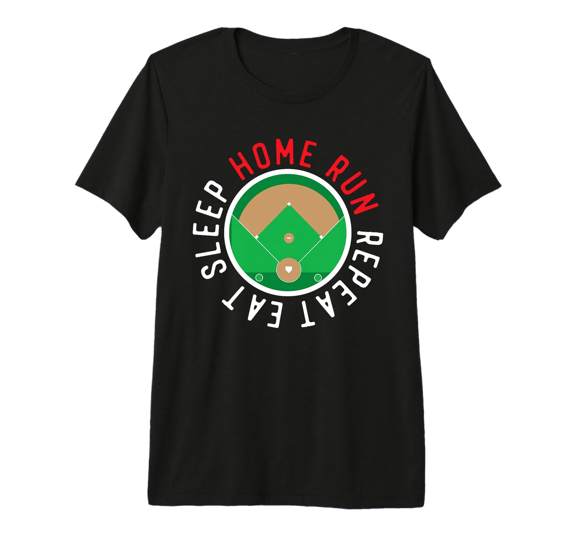 Eat Sleep Home Run Repeat Baseball Is T-Shirt - Trendy Graphic Men Women - T-Shirt, Sweatshirt, Hoodie