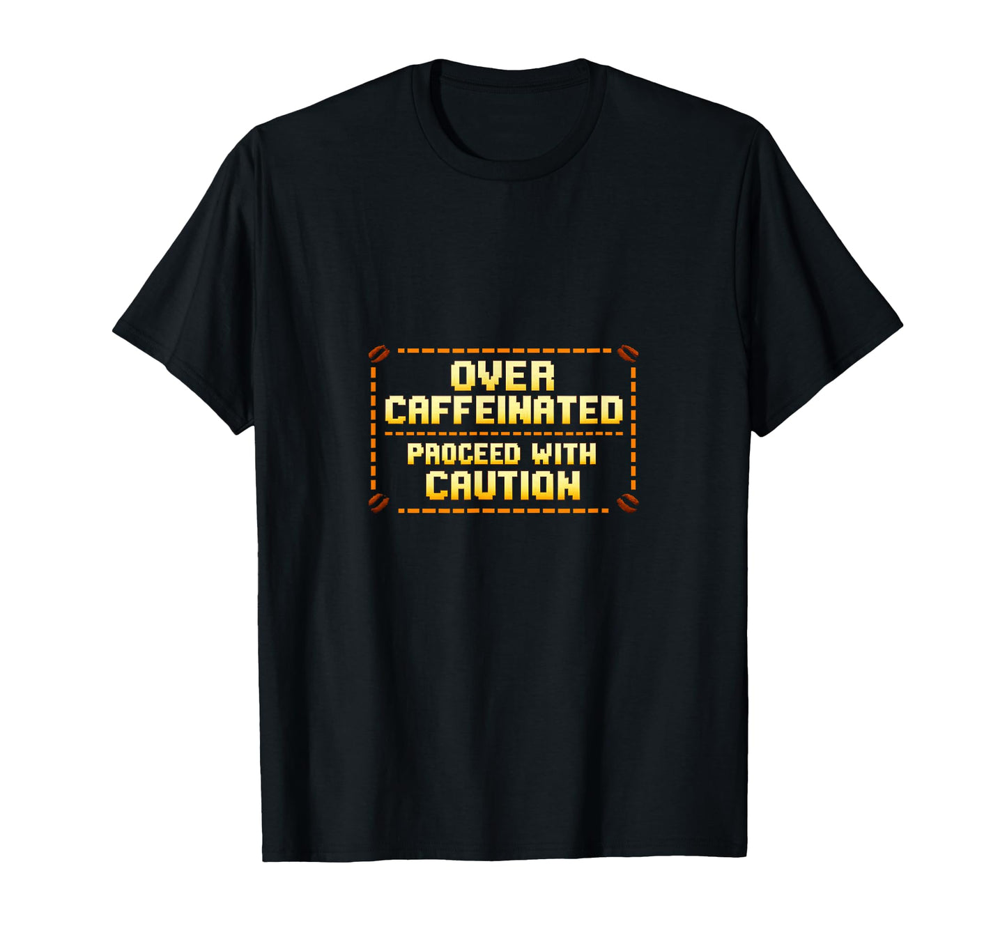 Funny Coffee Lover Pixel Arcade Gamer T-Shirt - Trendy Graphic for Adults - T-Shirt, Sweatshirt, Hoodie