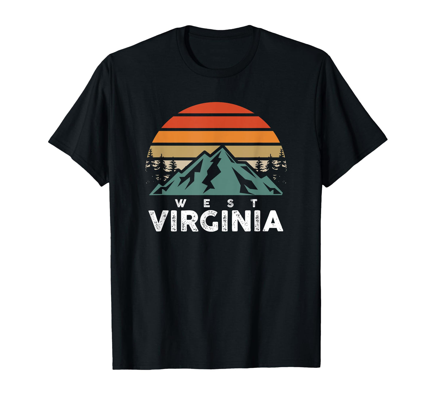 West Virginia Nature Mountains T-Shirt - Casual Everyday Wear Men Women - T-Shirt, Sweatshirt, Hoodie