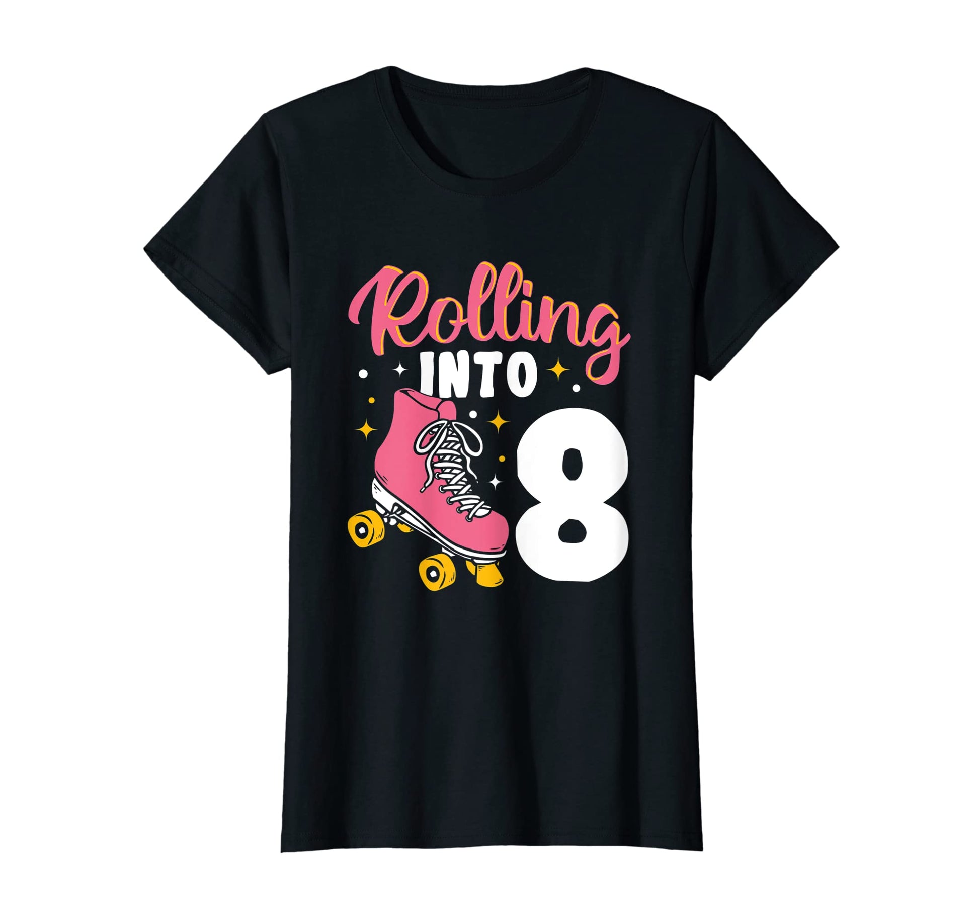 Rolling Into 8 Skating Roller Derby T-Shirt - Unique Graphic for Adults - T-Shirt, Sweatshirt, Hoodie
