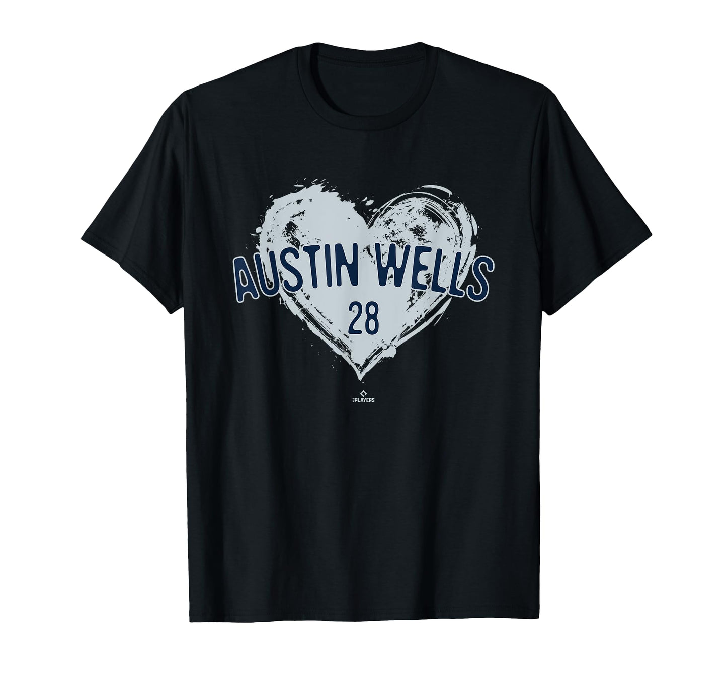 Distressed Heart Austin Wells New York T-Shirt - Unique Graphic Unisex - T-Shirt, Sweatshirt, Hoodie