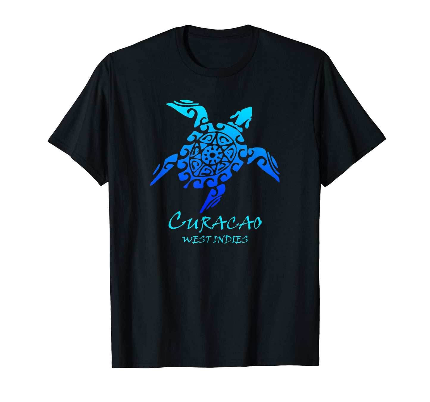 Curacao West Indies Tribal Turtle T-Shirt - Aesthetic Graphic for Adults - T-Shirt, Sweatshirt, Hoodie