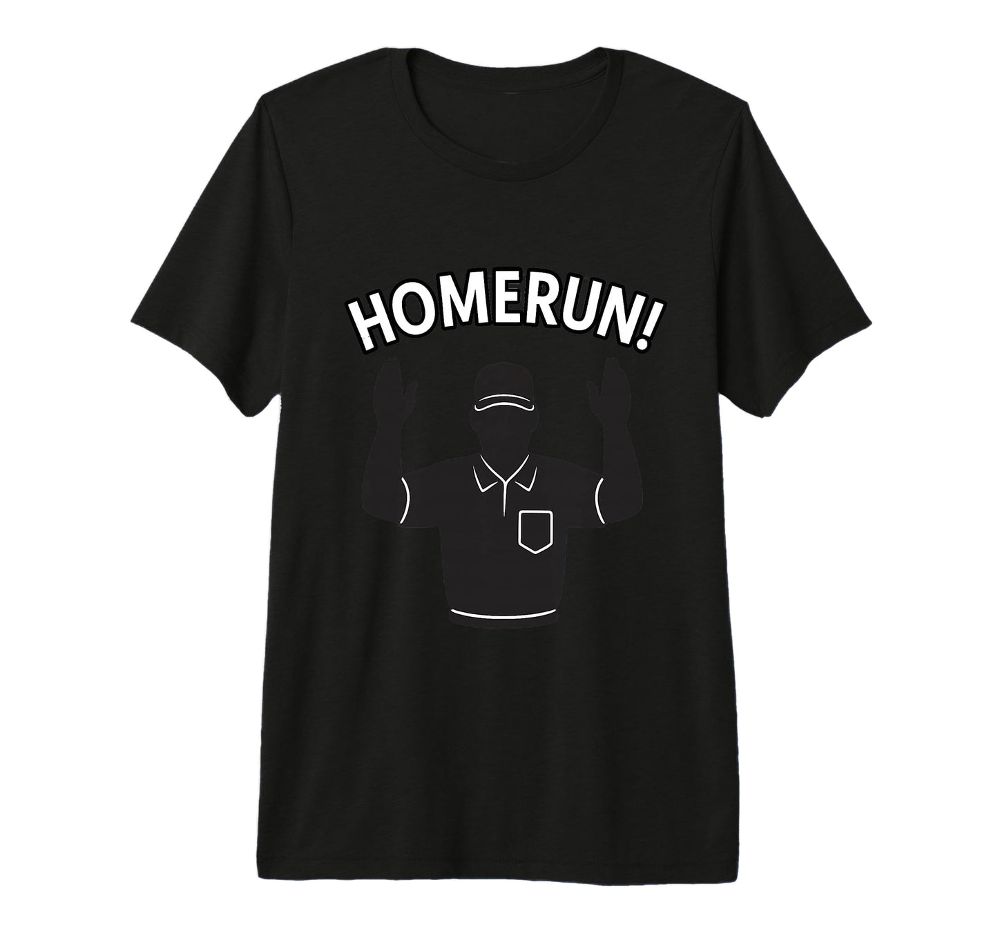 Homerun Conquest Tri Blend T-Shirt - Minimalist Print Men Women - T-Shirt, Sweatshirt, Hoodie