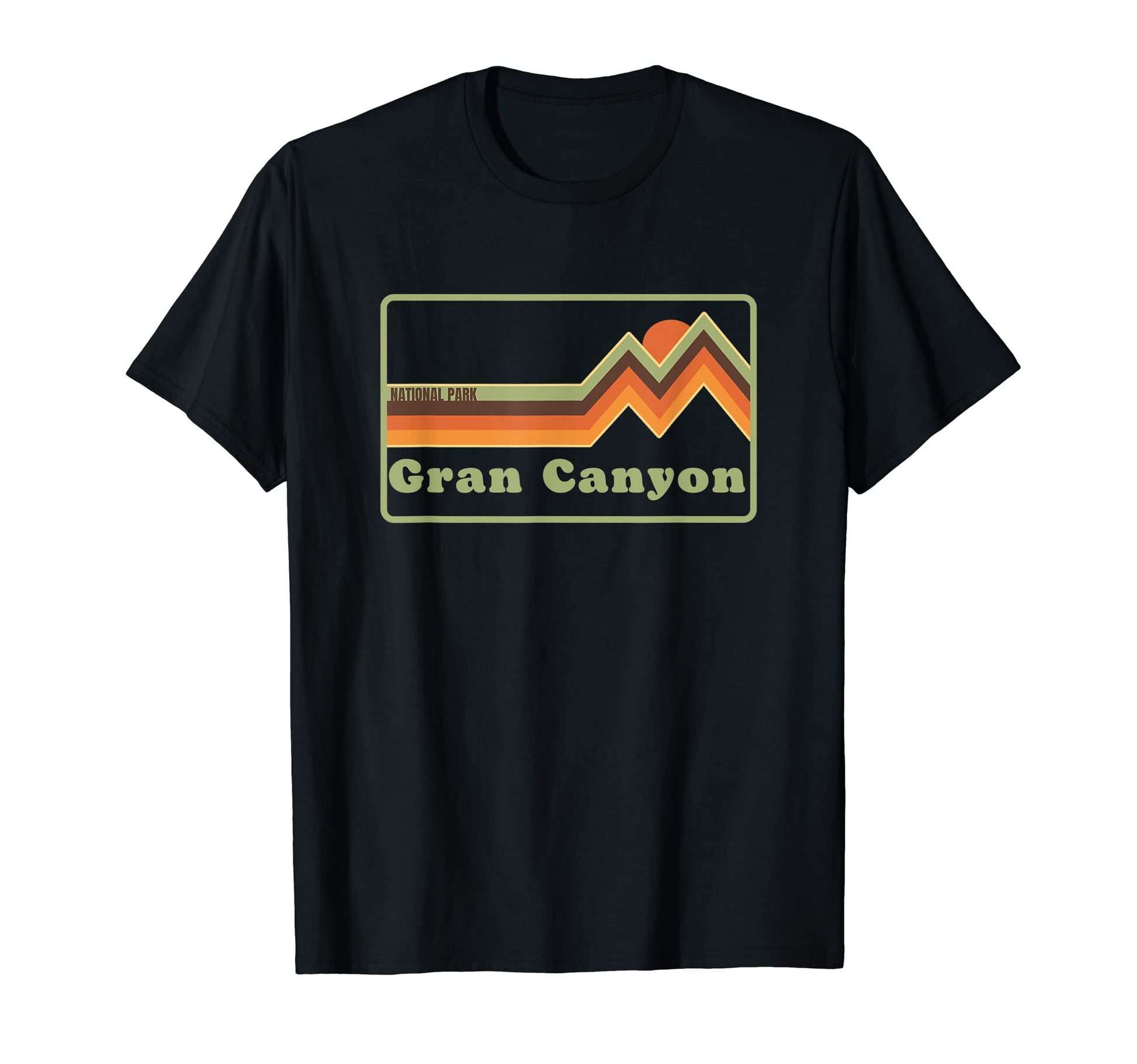 Grand Canyon National Park Usa 70S 80S T-Shirt - Unique Graphic for Adults - T-Shirt, Sweatshirt, Hoodie