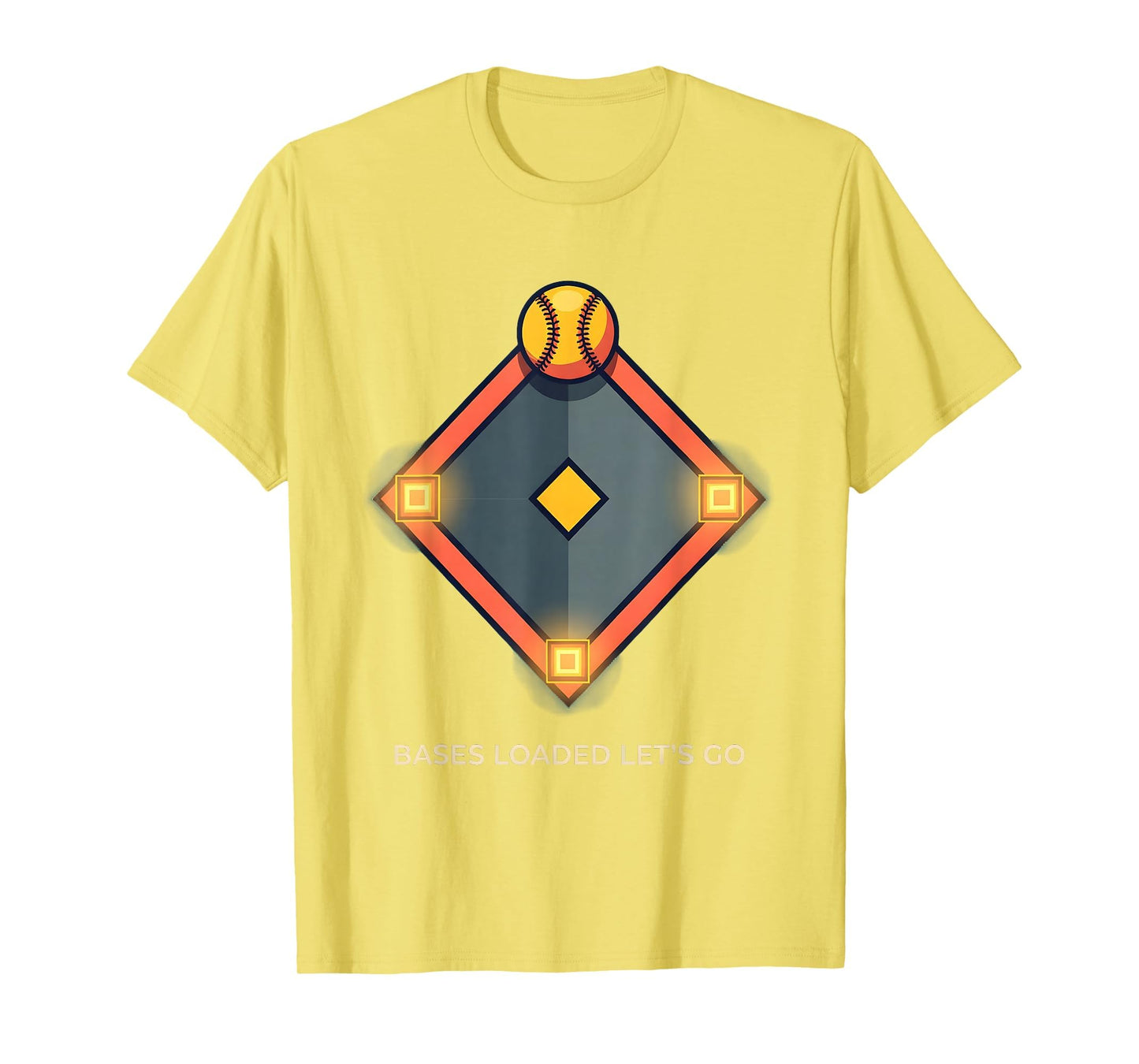 Bases Loaded Lets Go Baseball Fan T-Shirt - Aesthetic Graphic for Adults - T-Shirt, Sweatshirt, Hoodie