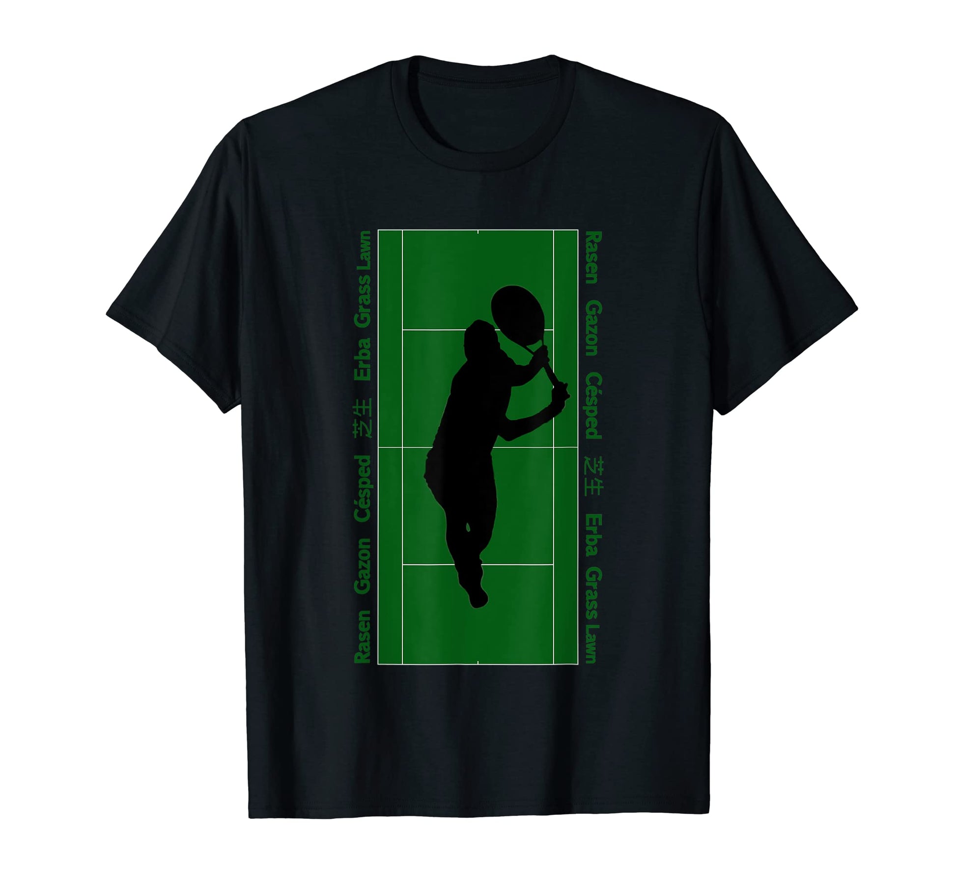Tennis Backhand Grass Court Grand T-Shirt - Aesthetic Graphic Men Women - T-Shirt, Sweatshirt, Hoodie