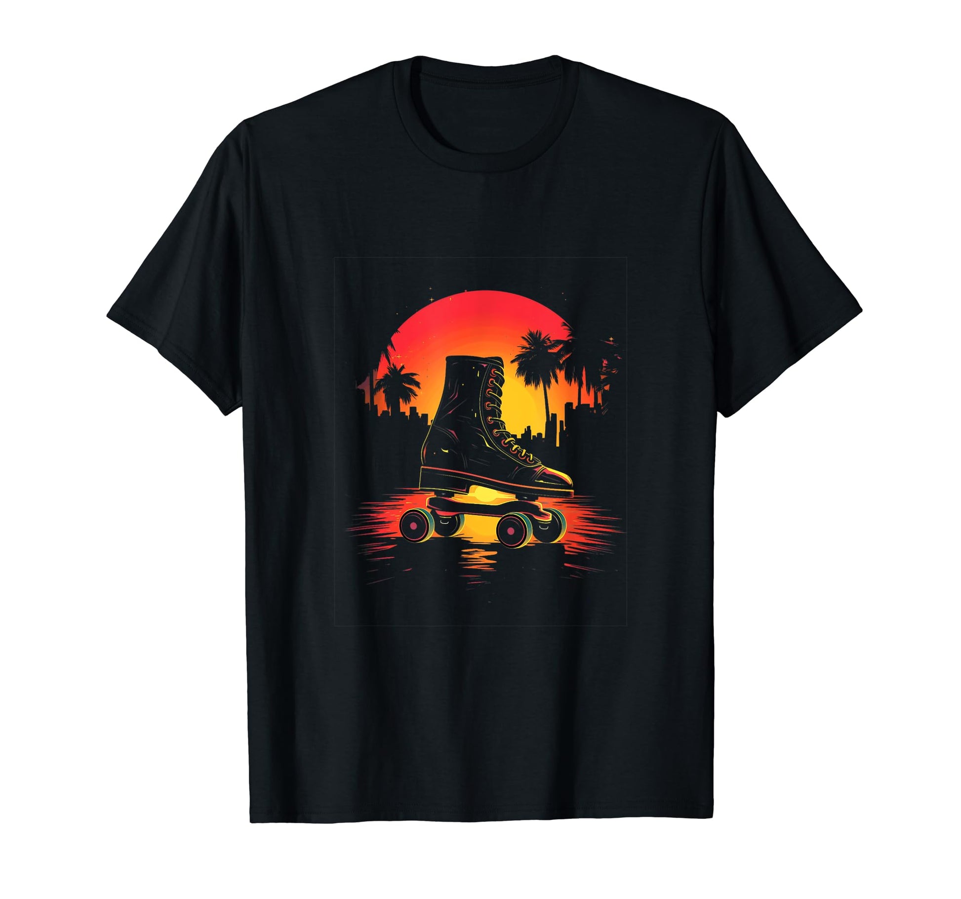 Roller Skates Roller Skating Skater 70S T-Shirt - Novelty Apparel Unisex - T-Shirt, Sweatshirt, Hoodie