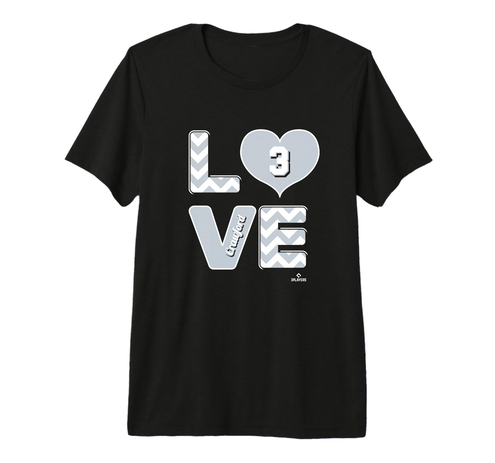 J P Crawford Love Ball Tri Blend T-Shirt - Fun Novelty Design for Adults - T-Shirt, Sweatshirt, Hoodie