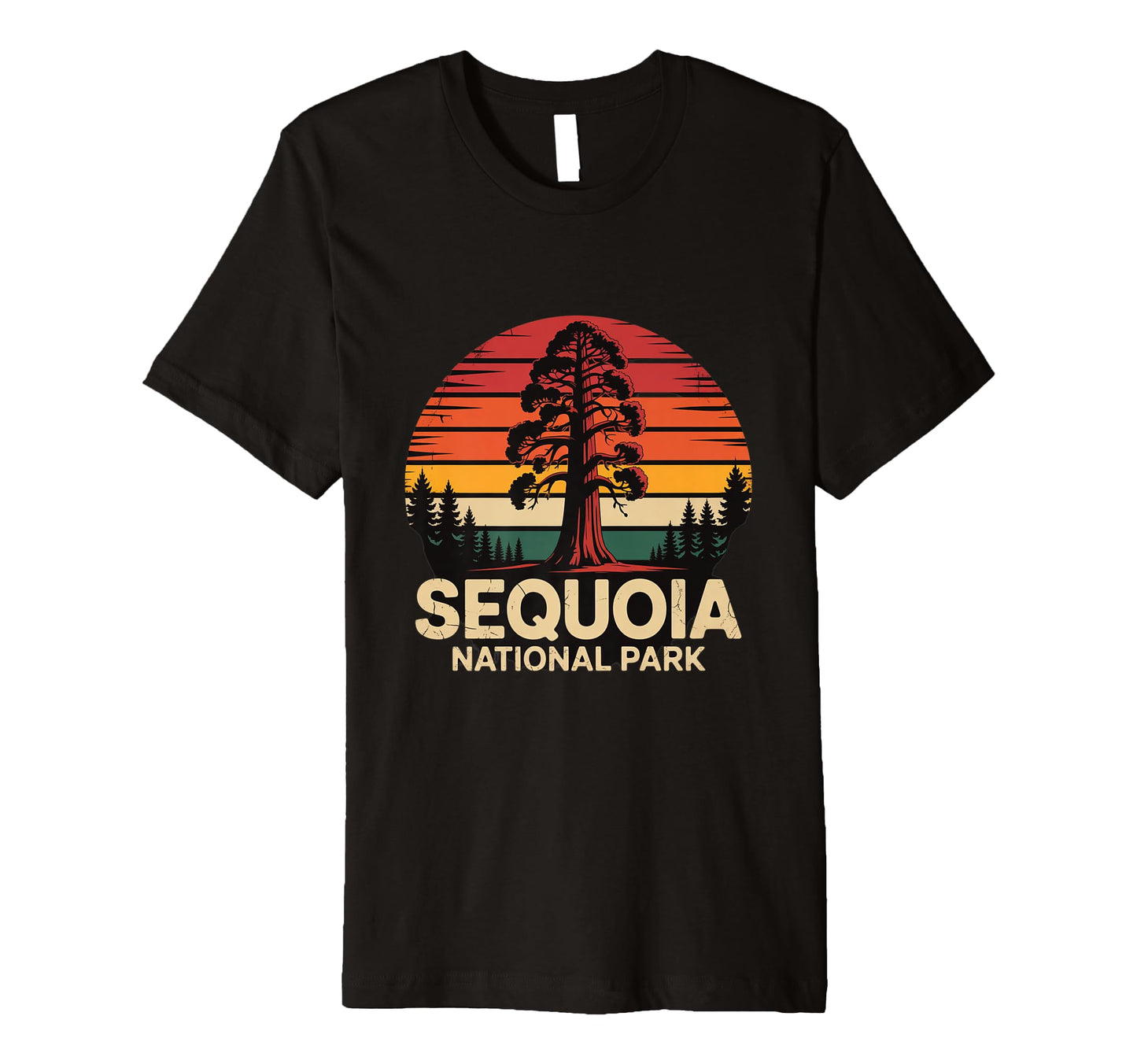 Sequoia National Park Giant Tree Forest T-Shirt - Fun Novelty Design Unisex - T-Shirt, Sweatshirt, Hoodie