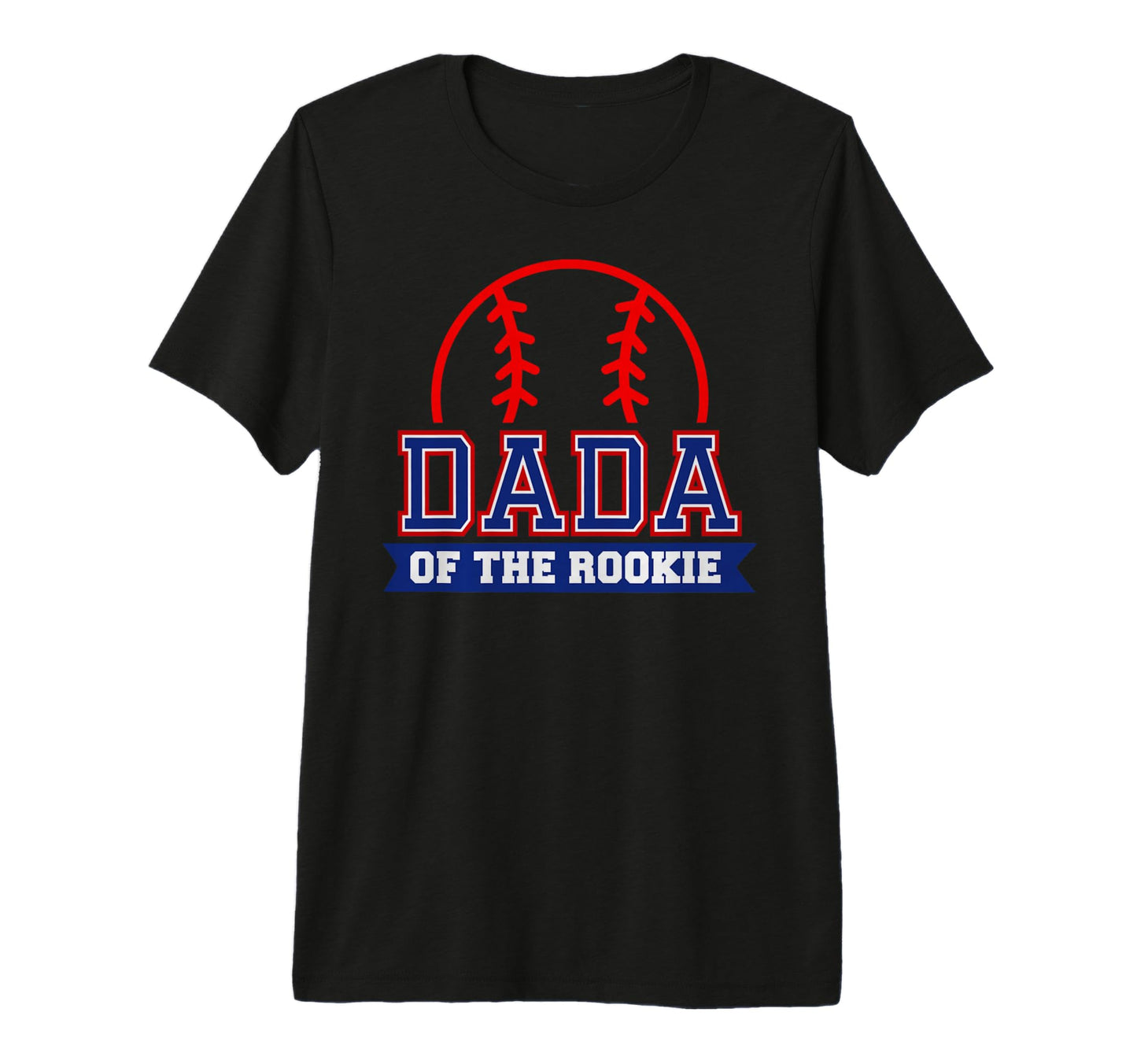 Dada Rookie 1St Birthday Baseball Theme T-Shirt - Graphic Print Men Women - T-Shirt, Sweatshirt, Hoodie