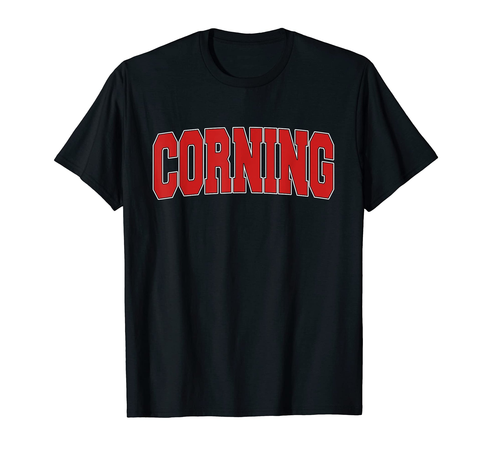 Corning Ny New York Varsity Usa T-Shirt - Fun Novelty Design Men Women - T-Shirt, Sweatshirt, Hoodie
