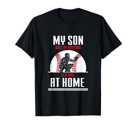 Baseball Catcher Sport Team Coach Gift T-Shirt - Minimalist Print Unisex - T-Shirt, Sweatshirt, Hoodie