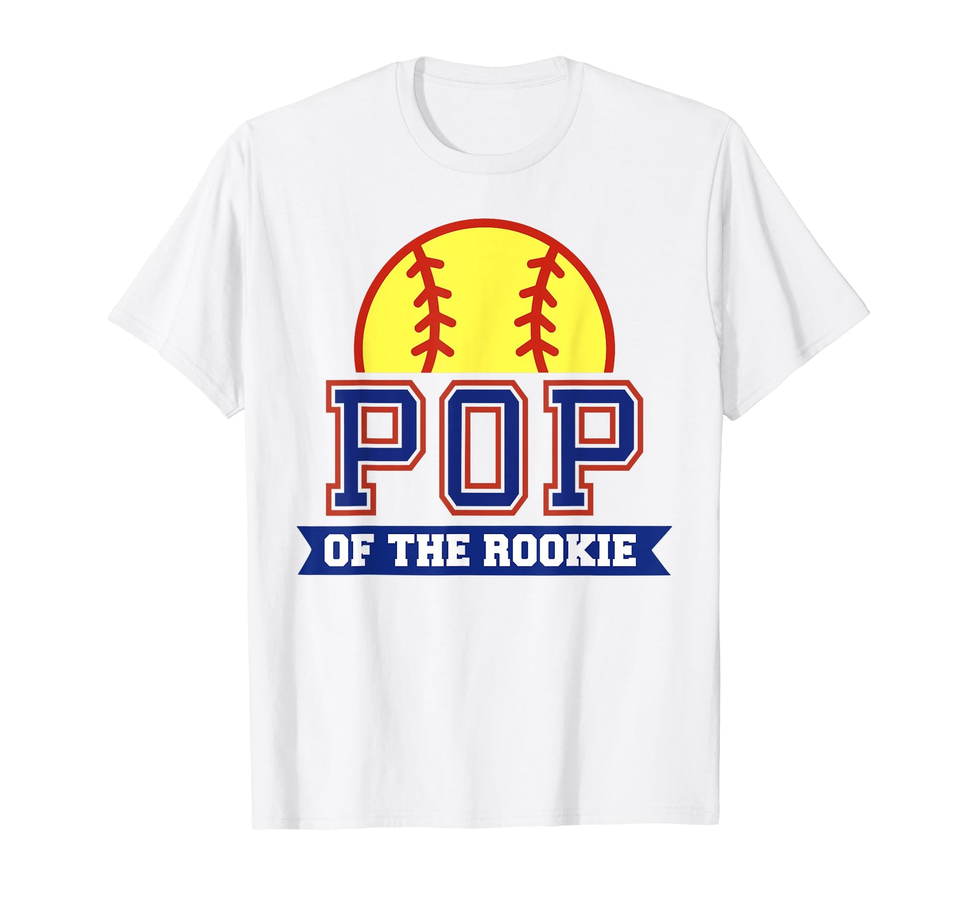 Pop Rookie 1St Birthday Softball Theme T-Shirt - Unique Graphic Men Women - T-Shirt, Sweatshirt, Hoodie