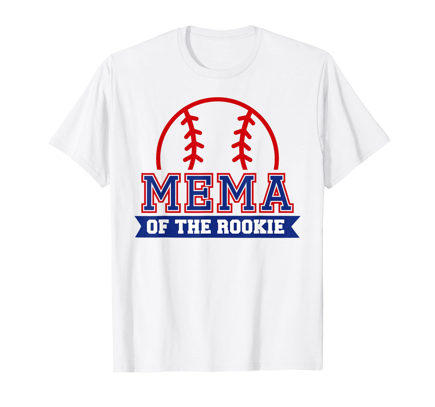 Mema Rookie 1St Birthday Baseball T-Shirt - Custom Art Print Men Women - T-Shirt, Sweatshirt, Hoodie