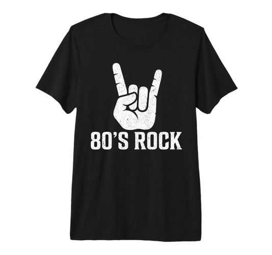 80S Rock N Roll Rock Band Rock Music T-Shirt - Custom Art Print for Adults - T-Shirt, Sweatshirt, Hoodie