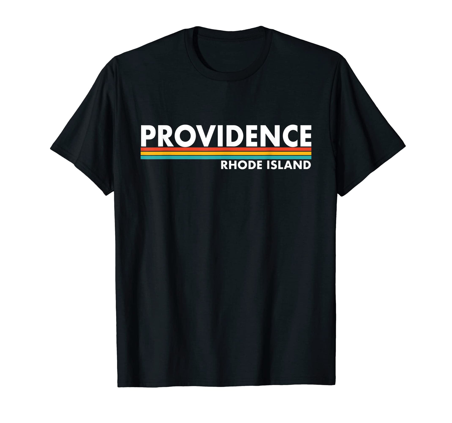 Providence Rhode Island Stripes T-Shirt - Novelty Apparel Unisex - T-Shirt, Sweatshirt, Hoodie