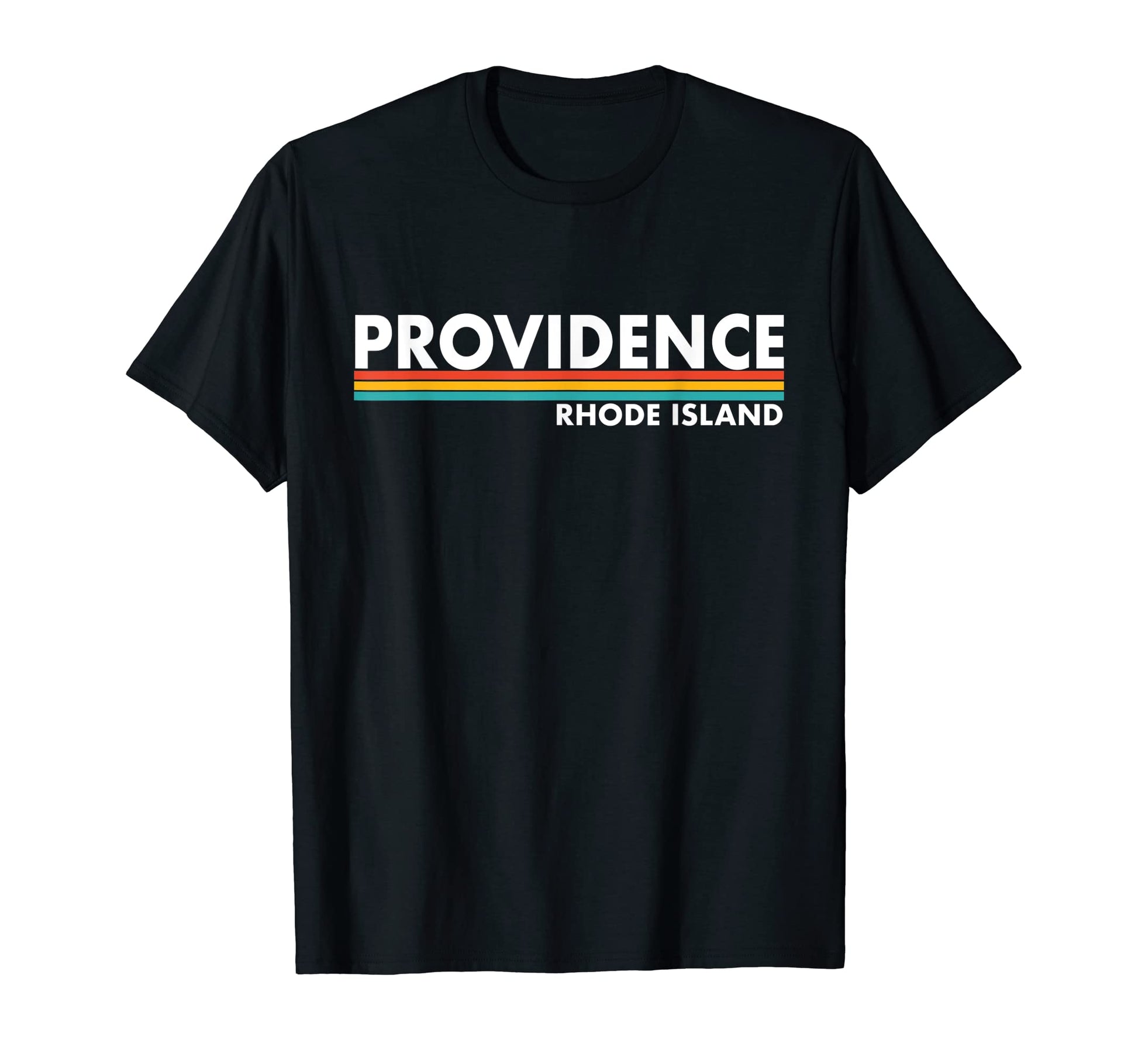 Providence Rhode Island Stripes T-Shirt - Novelty Apparel Unisex - T-Shirt, Sweatshirt, Hoodie