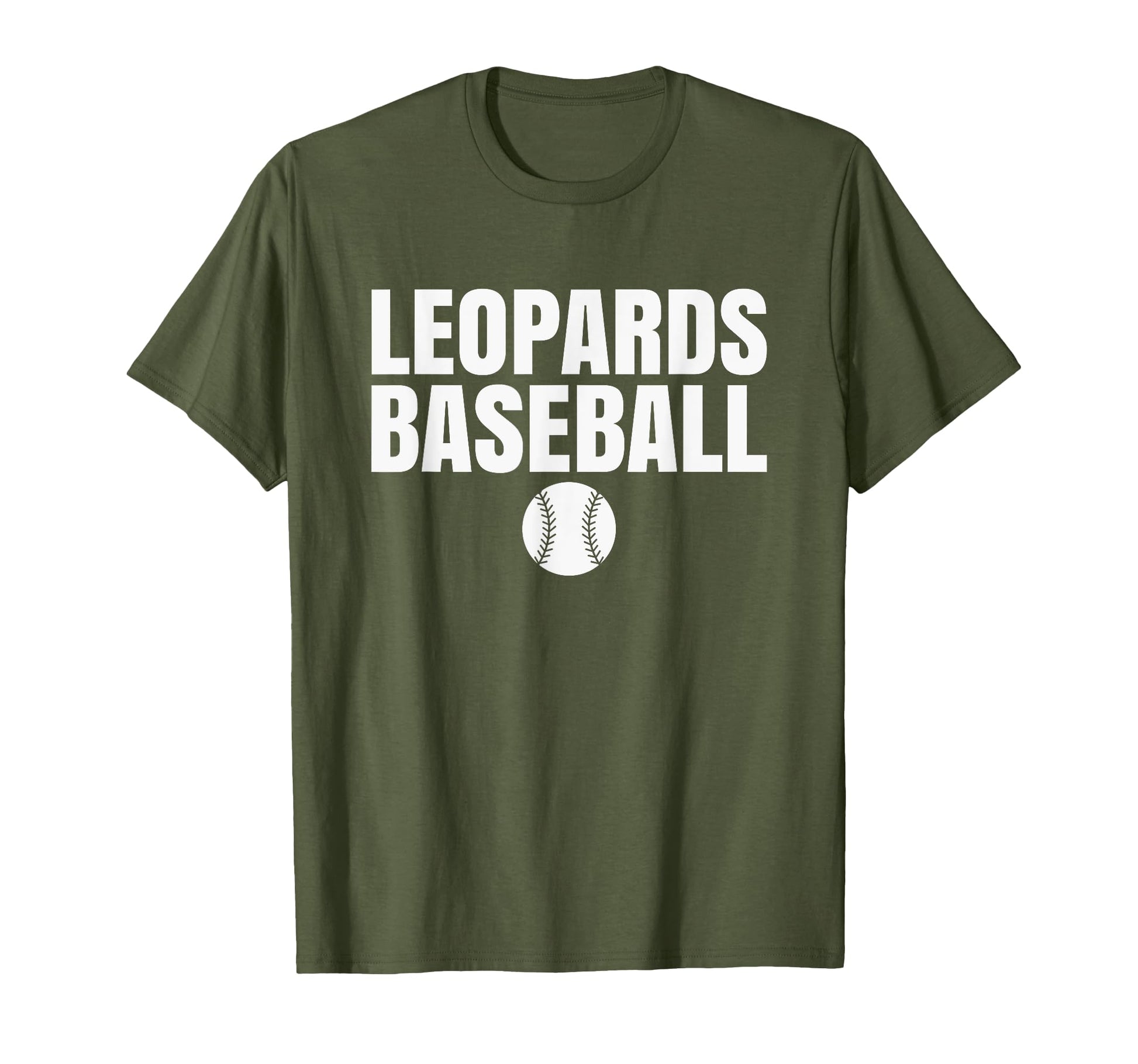 Belle Vernon Area Leopards Baseball T-Shirt - Minimalist Print for Adults - T-Shirt, Sweatshirt, Hoodie