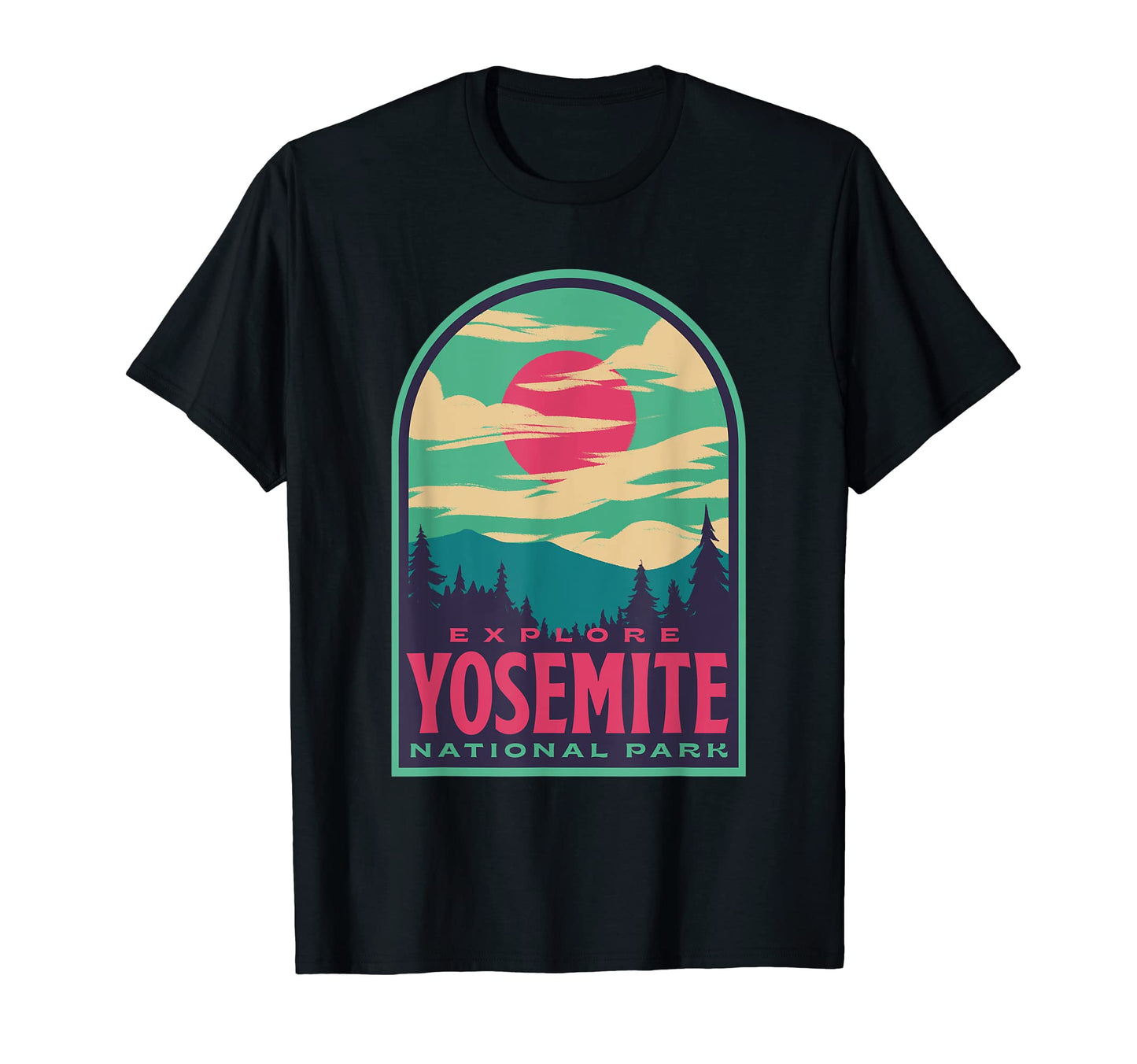 Yosemite National Park Sunset T-Shirt - Streetwear Style Men Women - T-Shirt, Sweatshirt, Hoodie