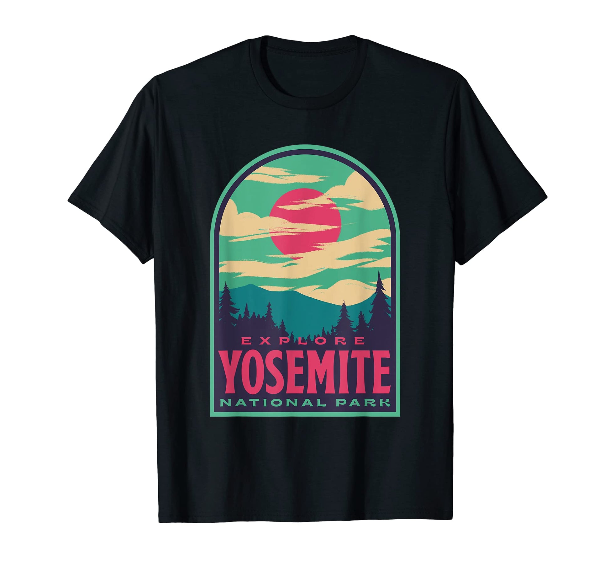 Yosemite National Park Sunset T-Shirt - Streetwear Style Men Women - T-Shirt, Sweatshirt, Hoodie