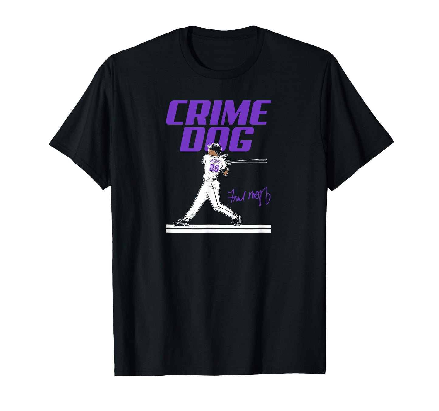 Fred Mcgriff Crime Dog Tampa Bay T-Shirt - Trendy Graphic Men Women - T-Shirt, Sweatshirt, Hoodie