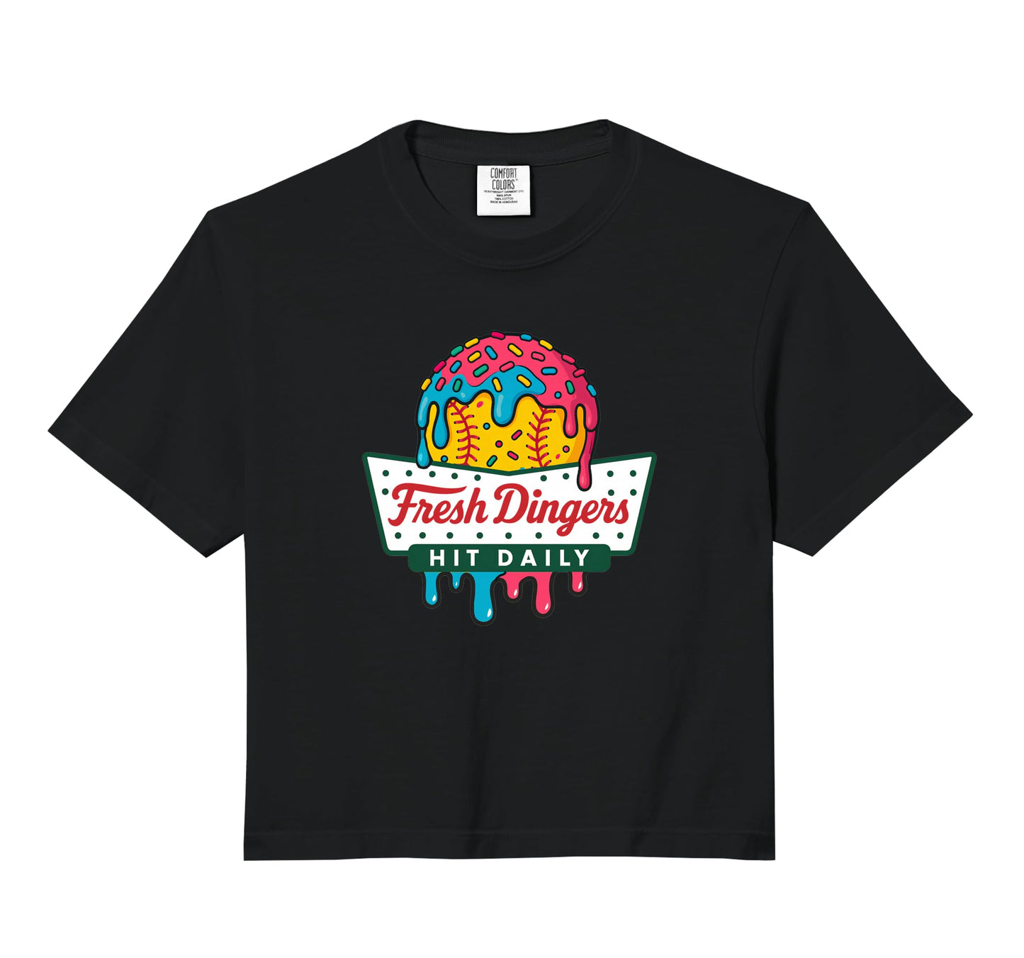 Softball Fresh Dingers Sprinkles Sweatshirt - Custom Art Print for Adults - T-Shirt, Sweatshirt, Hoodie