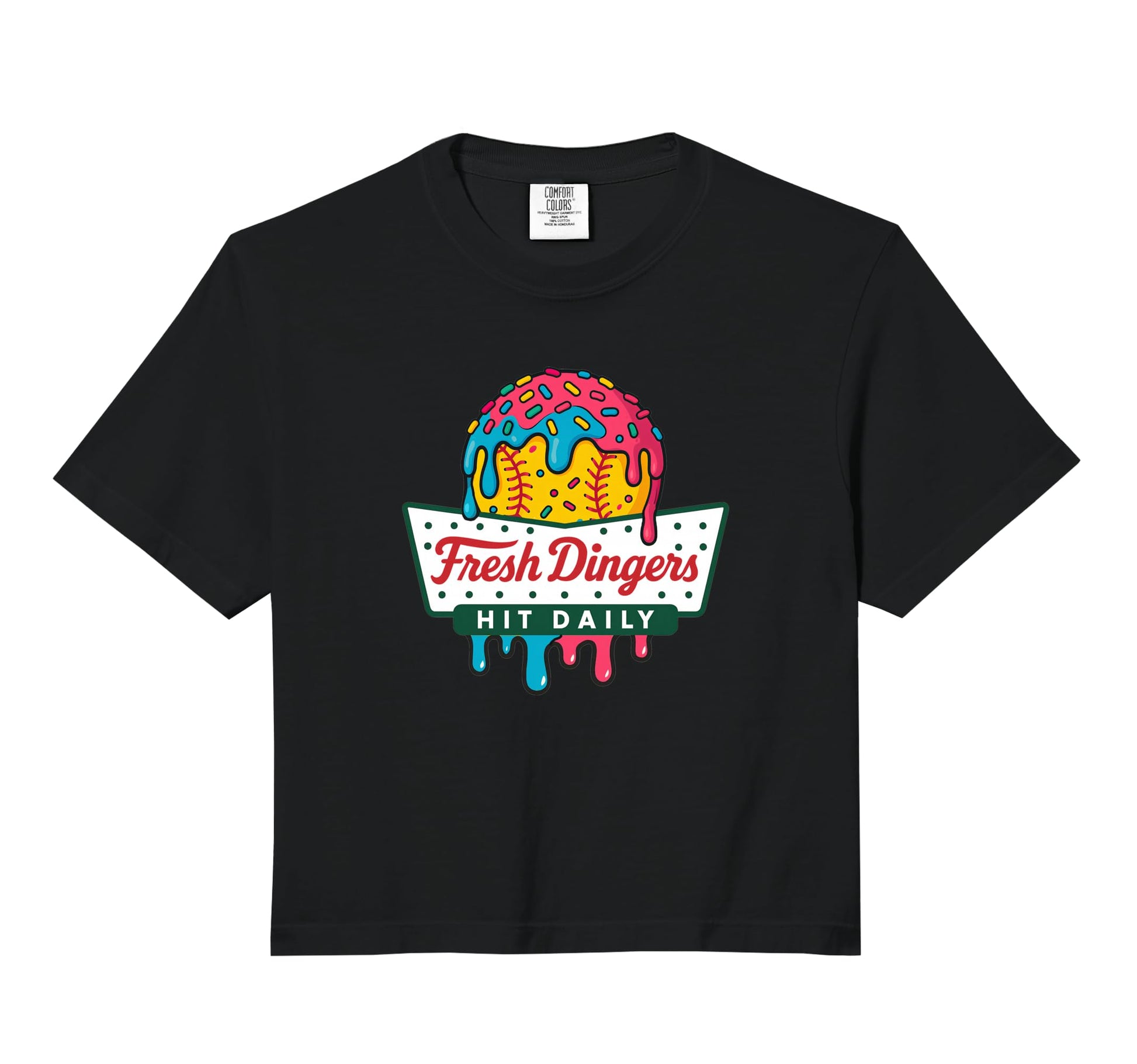 Softball Fresh Dingers Sprinkles Sweatshirt - Custom Art Print for Adults - T-Shirt, Sweatshirt, Hoodie