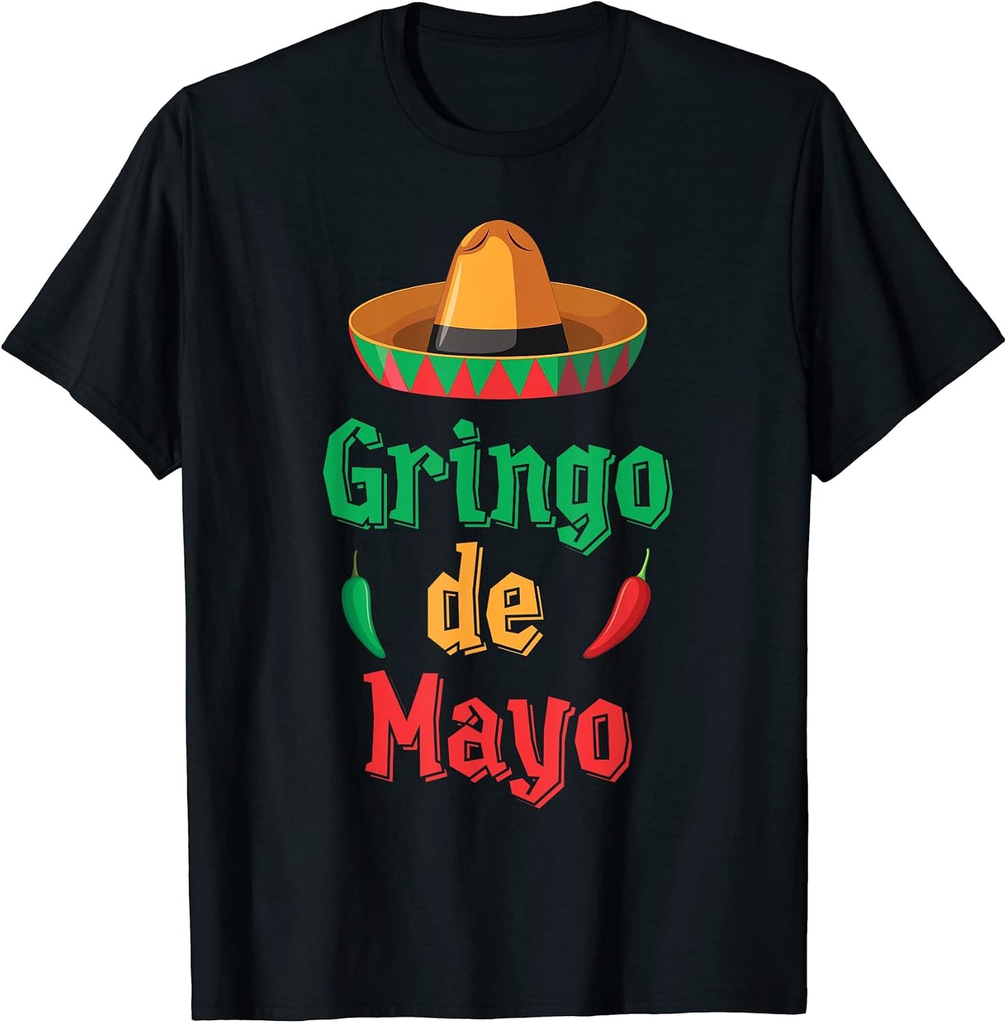 Gringo de Mayo Mexico - Adult & Kids T-Shirts, Sweatshirts & Hoodies apparel design preview 1