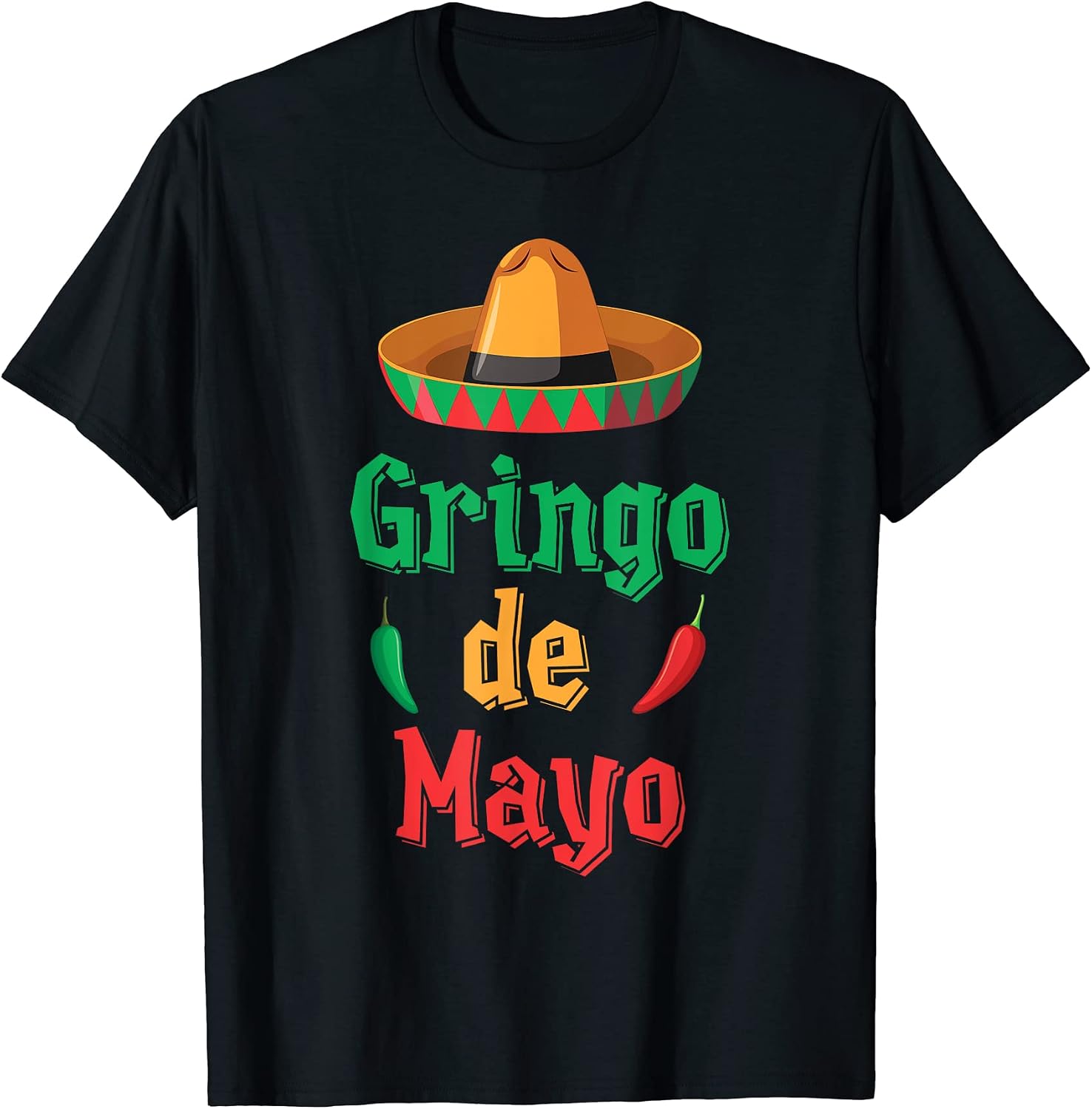 Gringo de Mayo Mexico - Adult & Kids T-Shirts, Sweatshirts & Hoodies apparel design preview 1