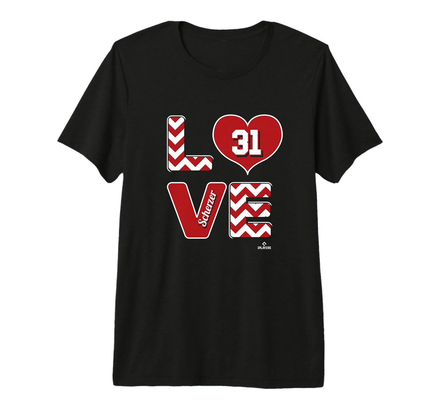 Max Scherzer Love Ball Tri Blend T-Shirt - Novelty Apparel for Adults - T-Shirt, Sweatshirt, Hoodie
