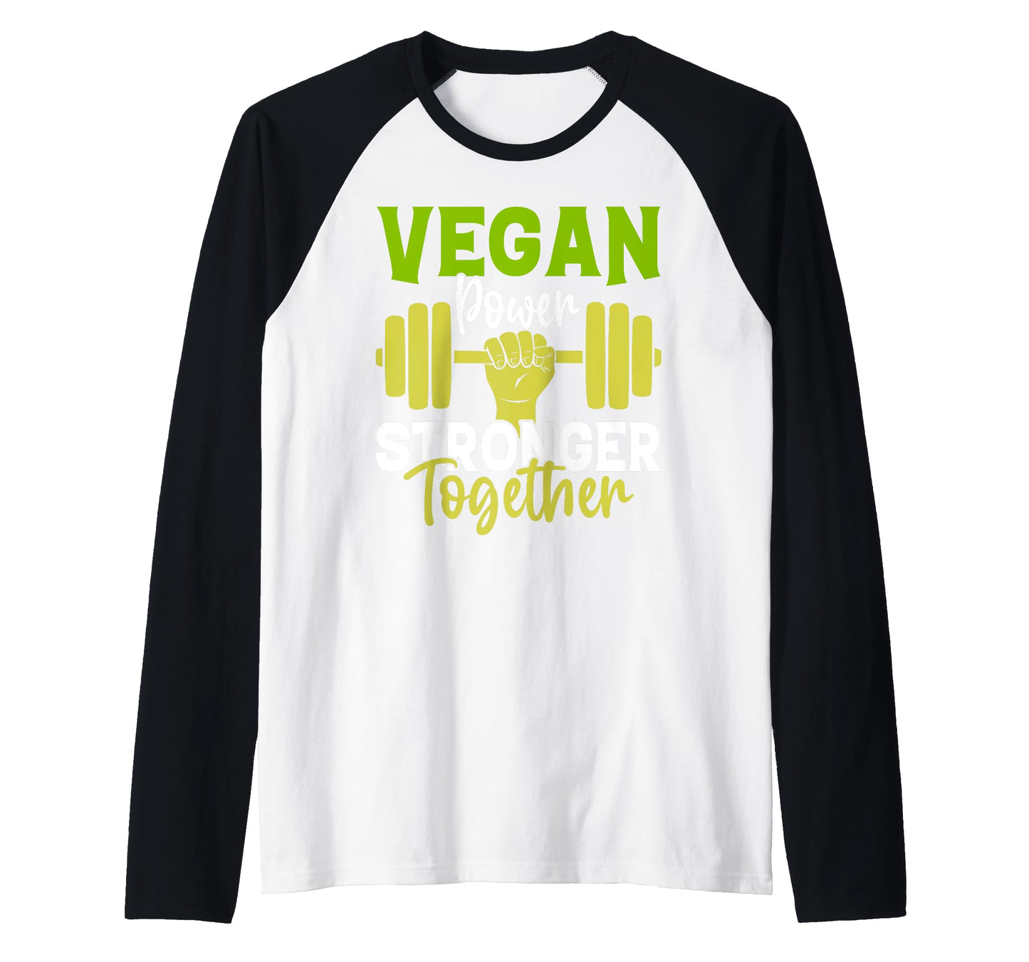 Vegan Power Stronger Together Vegetarian Hoodie - Novelty Apparel Unisex - T-Shirt, Sweatshirt, Hoodie