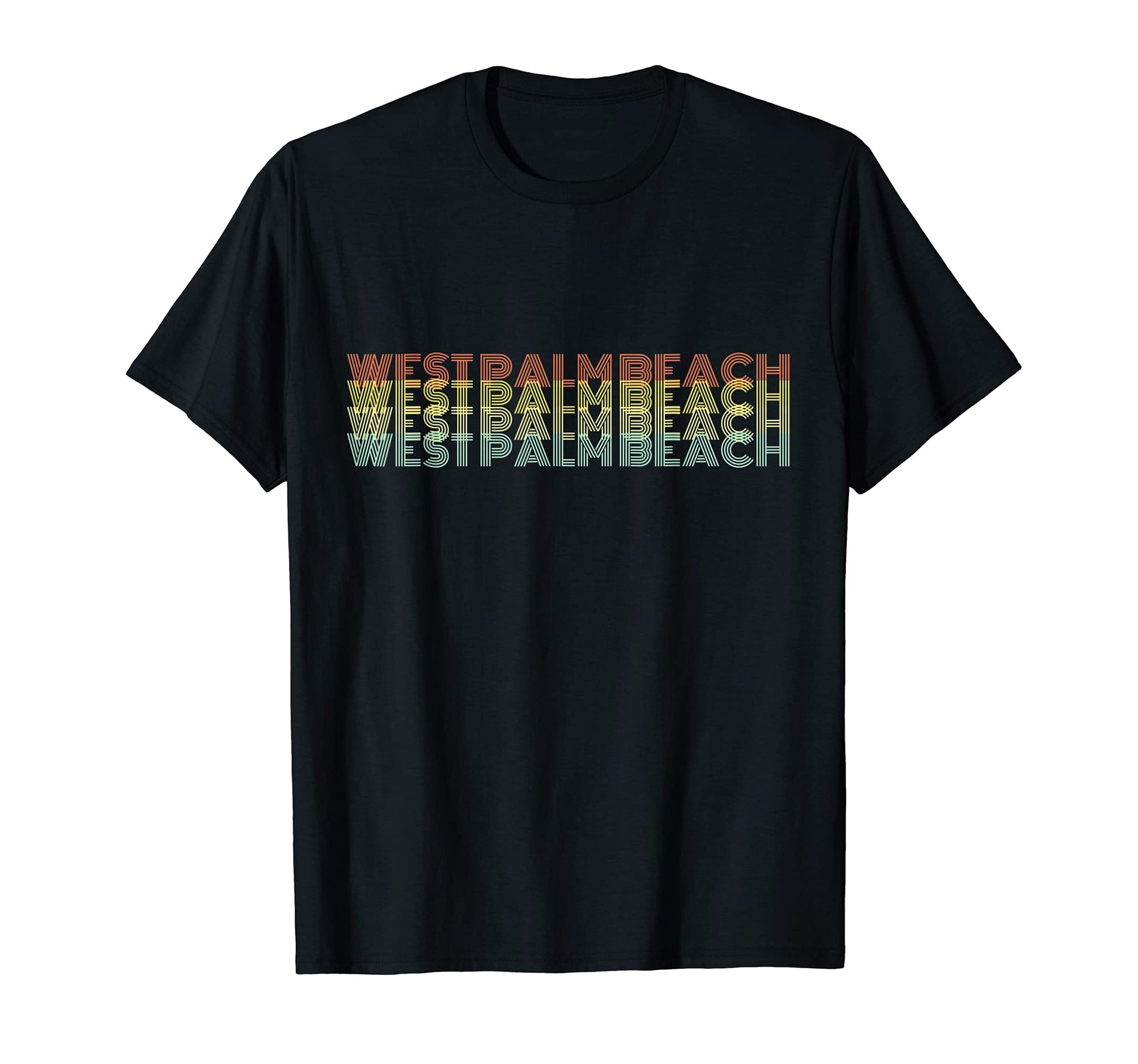 West Palm Beach City Hometown Florida T-Shirt - Minimalist Print for Adults - T-Shirt, Sweatshirt, Hoodie