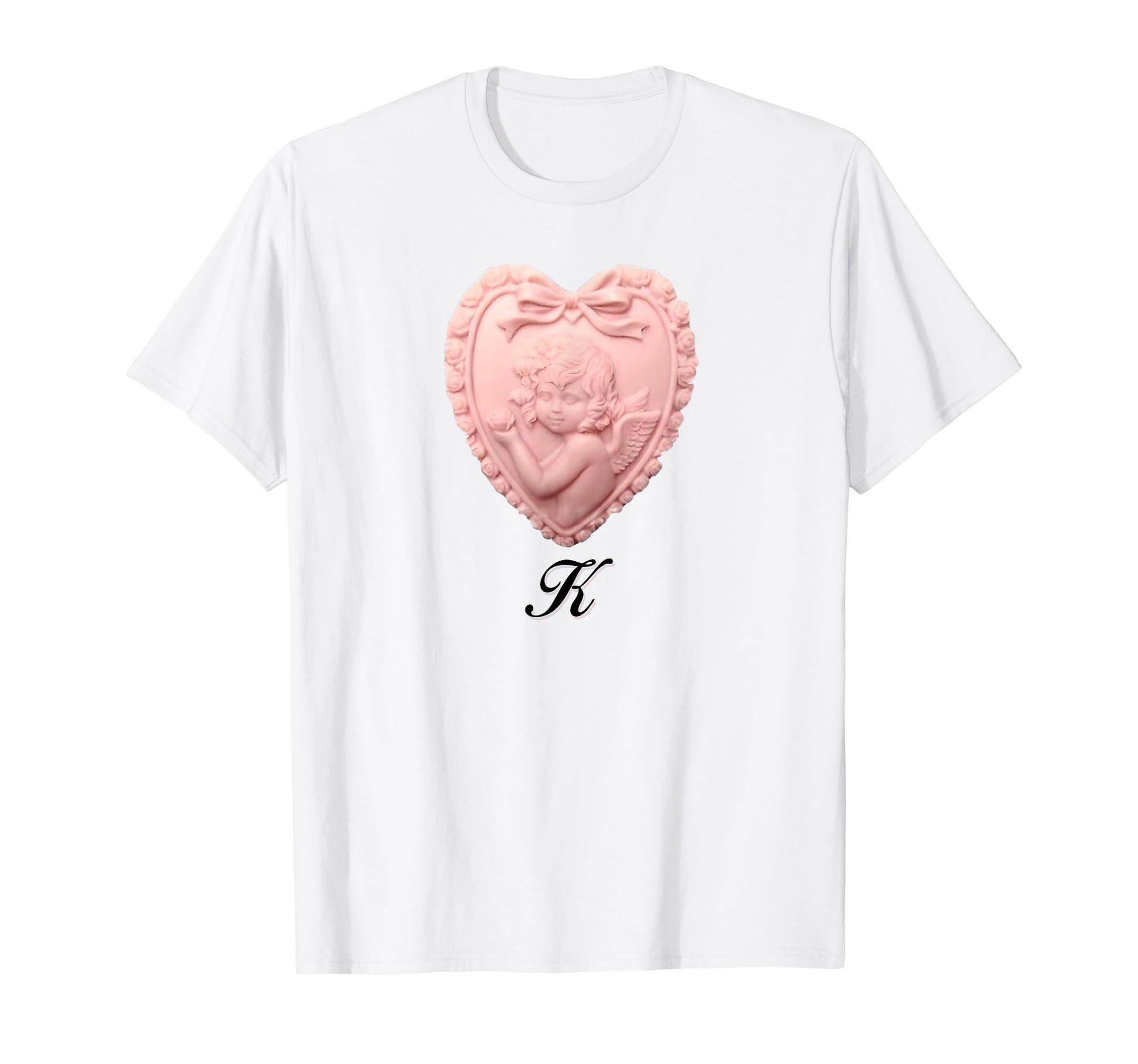Angel K Coquette Girlcore Y2K Aesthetic T-Shirt - Trendy Graphic Men Women - T-Shirt, Sweatshirt, Hoodie