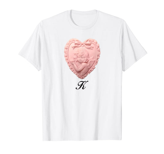Angel K Coquette Girlcore Y2K Aesthetic T-Shirt - Trendy Graphic Men Women - T-Shirt, Sweatshirt, Hoodie