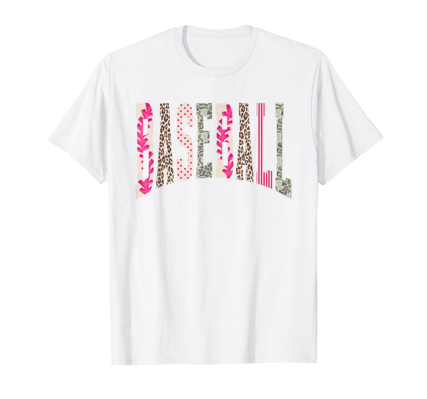 Baseball Mom Leopard Ball Mom Mama T-Shirt - Fun Novelty Design Men Women - T-Shirt, Sweatshirt, Hoodie