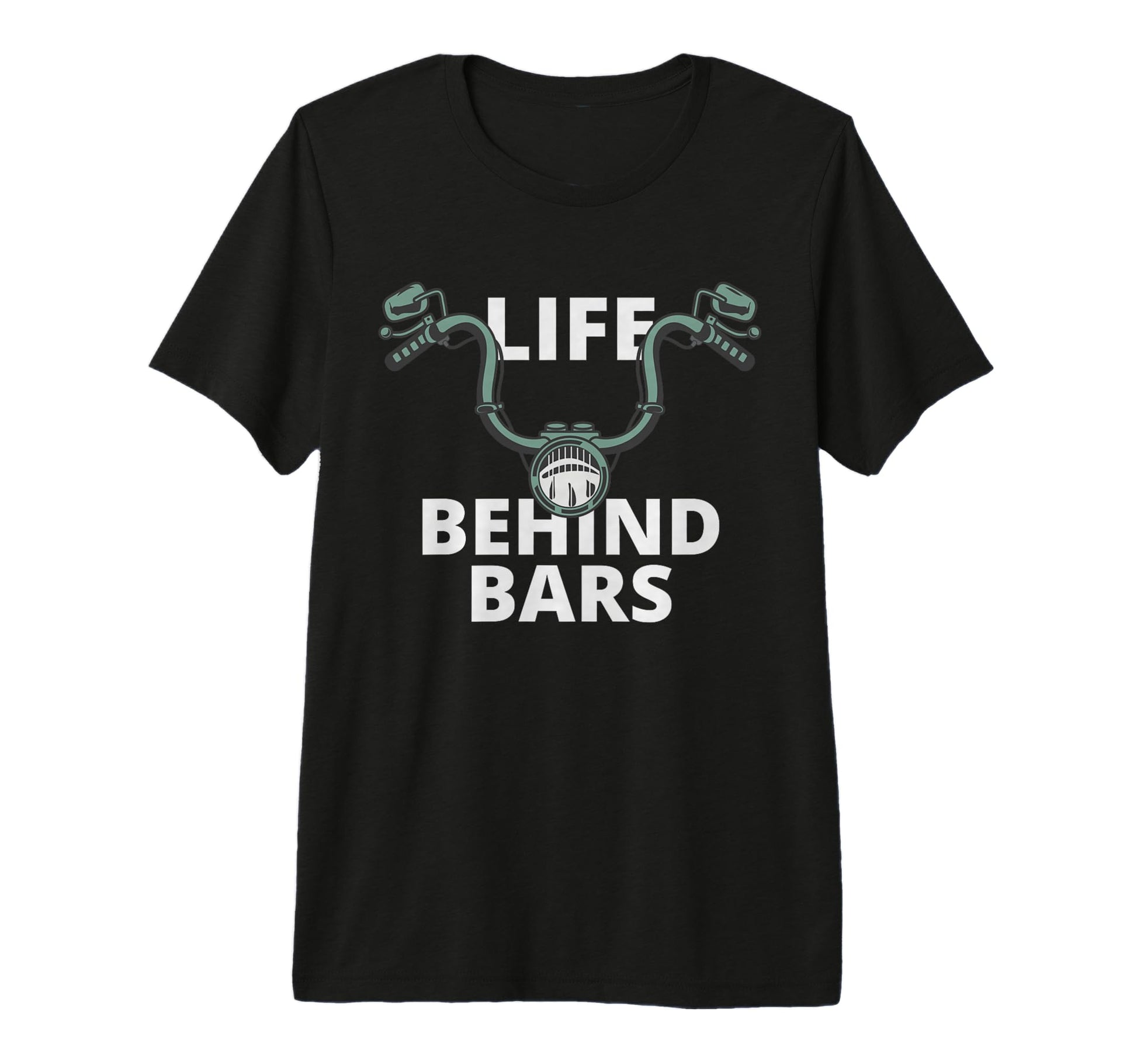 Life Behind Bars Motorcycle Rider Bikers T-Shirt - Graphic Print Men Women - T-Shirt, Sweatshirt, Hoodie