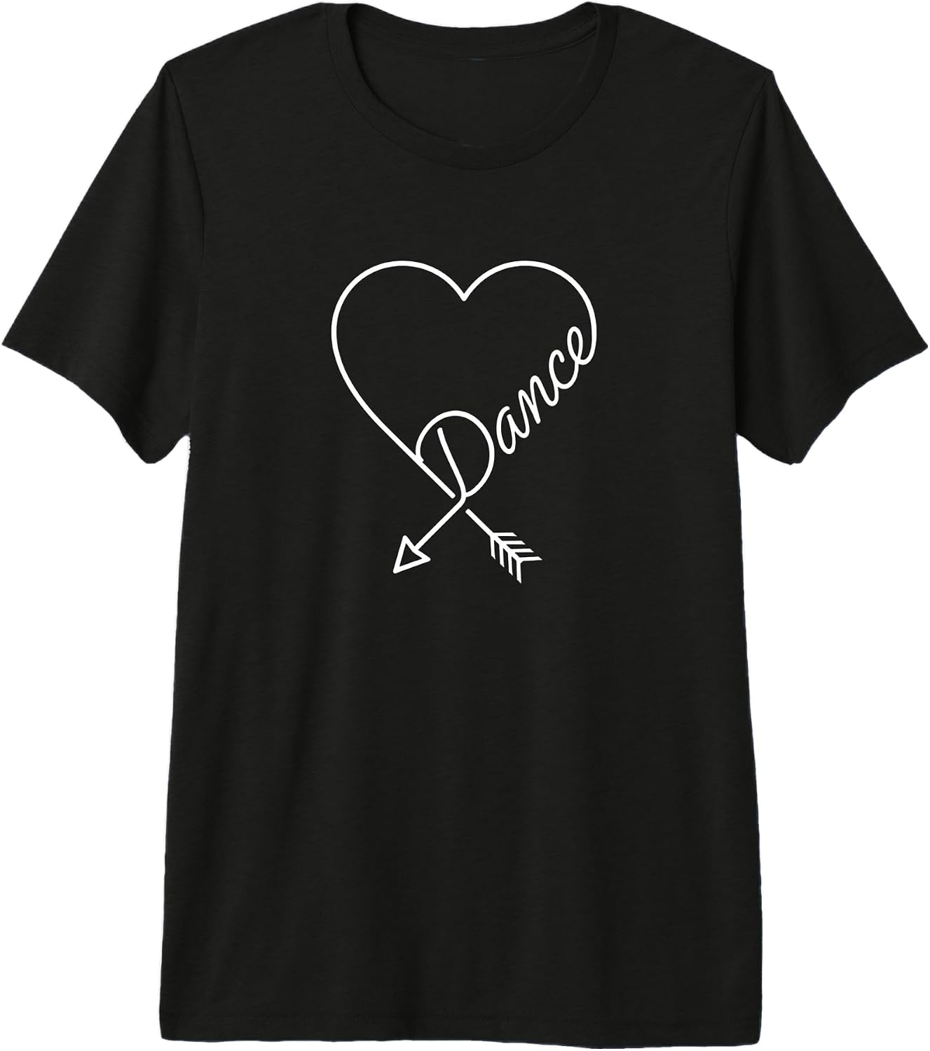 Dance Heart Arrow Script Fitness Studio Ballet - Adult & Kids T-Shirts, Sweatshirts & Hoodies apparel design preview 1