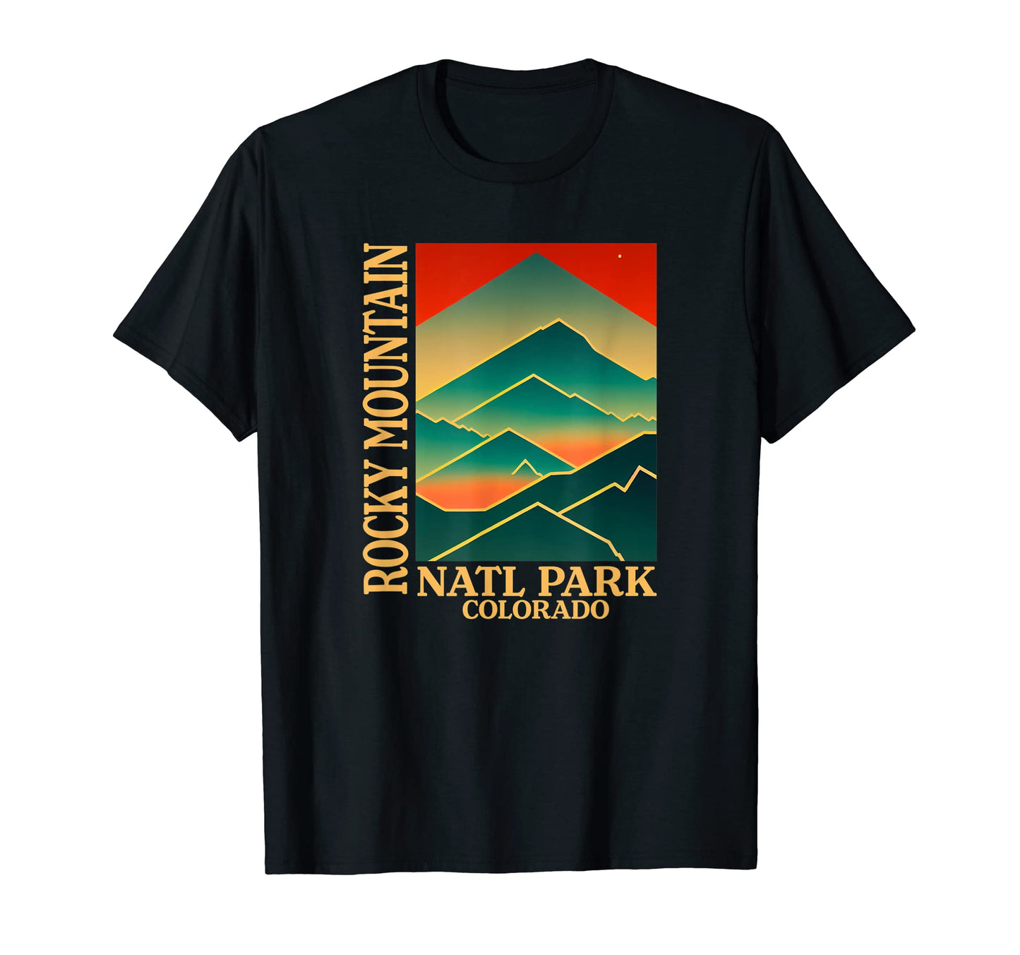 Colorado Rocky Mountain National Park T-Shirt - Novelty Apparel for Adults - T-Shirt, Sweatshirt, Hoodie