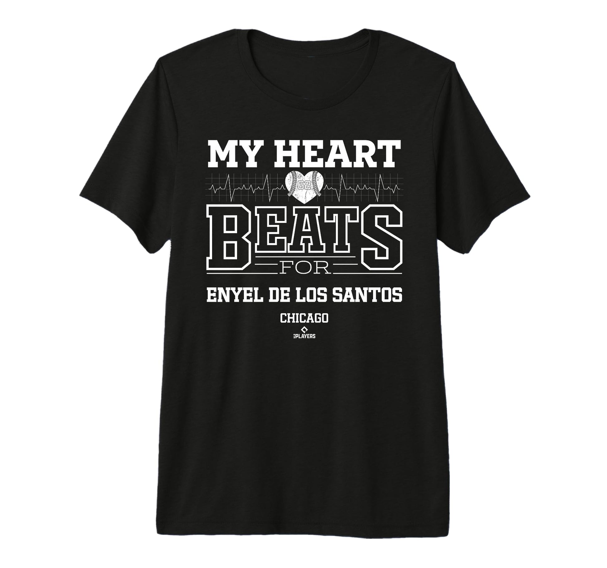 My Heart Beats Enyel De Los Santos T-Shirt - Minimalist Print for Adults - T-Shirt, Sweatshirt, Hoodie