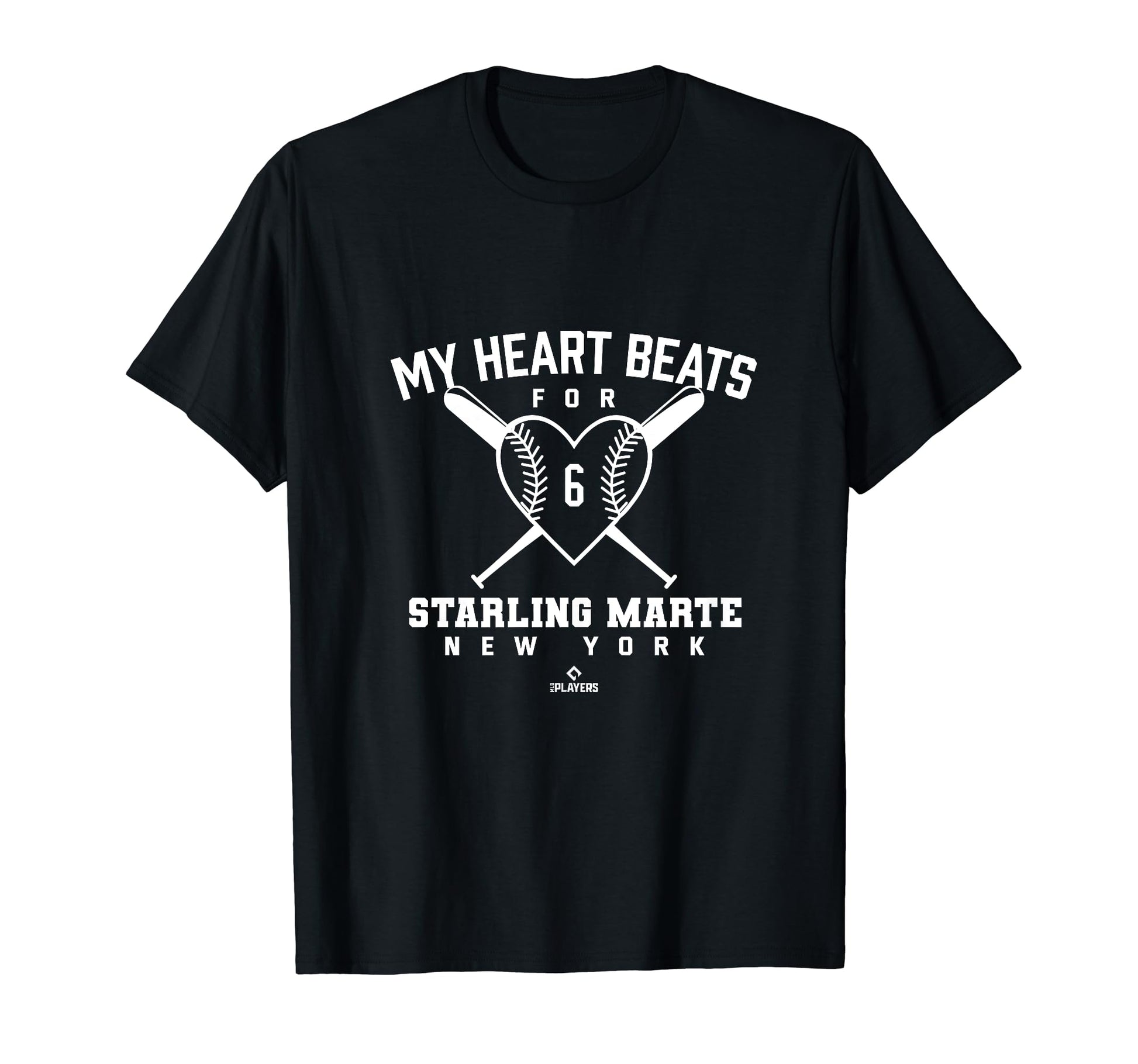 My Heart Beats Starling Marte Baseball T-Shirt - Trendy Graphic for Adults - T-Shirt, Sweatshirt, Hoodie
