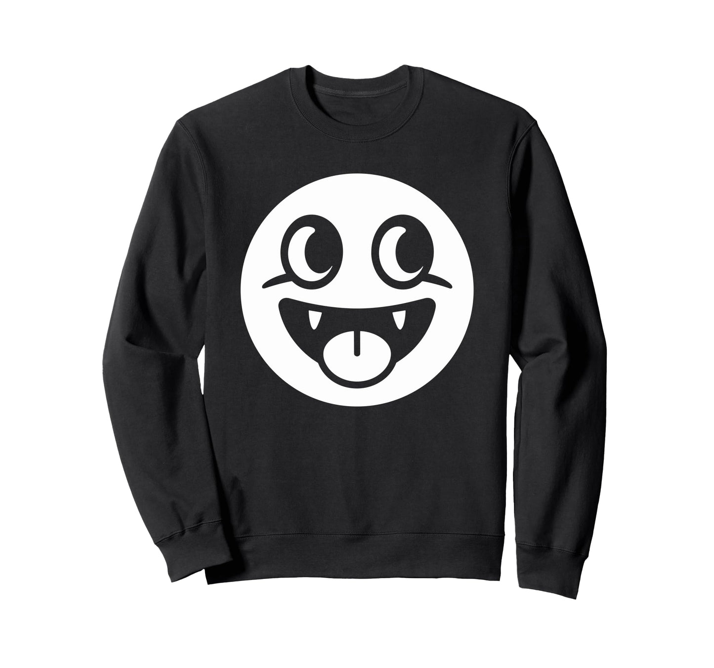 Epic Face Vampire Y2K Emo Goth Sweatshirt - Casual Everyday Wear Men Women - T-Shirt, Sweatshirt, Hoodie