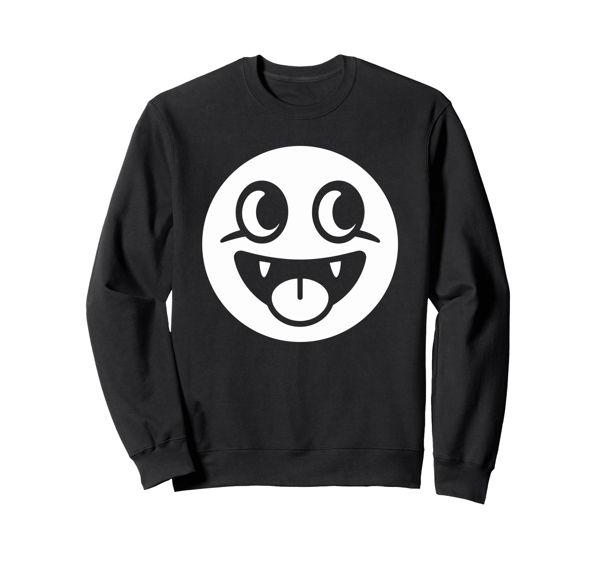 Epic Face Vampire Y2K Emo Goth Sweatshirt - Casual Everyday Wear Men Women - T-Shirt, Sweatshirt, Hoodie