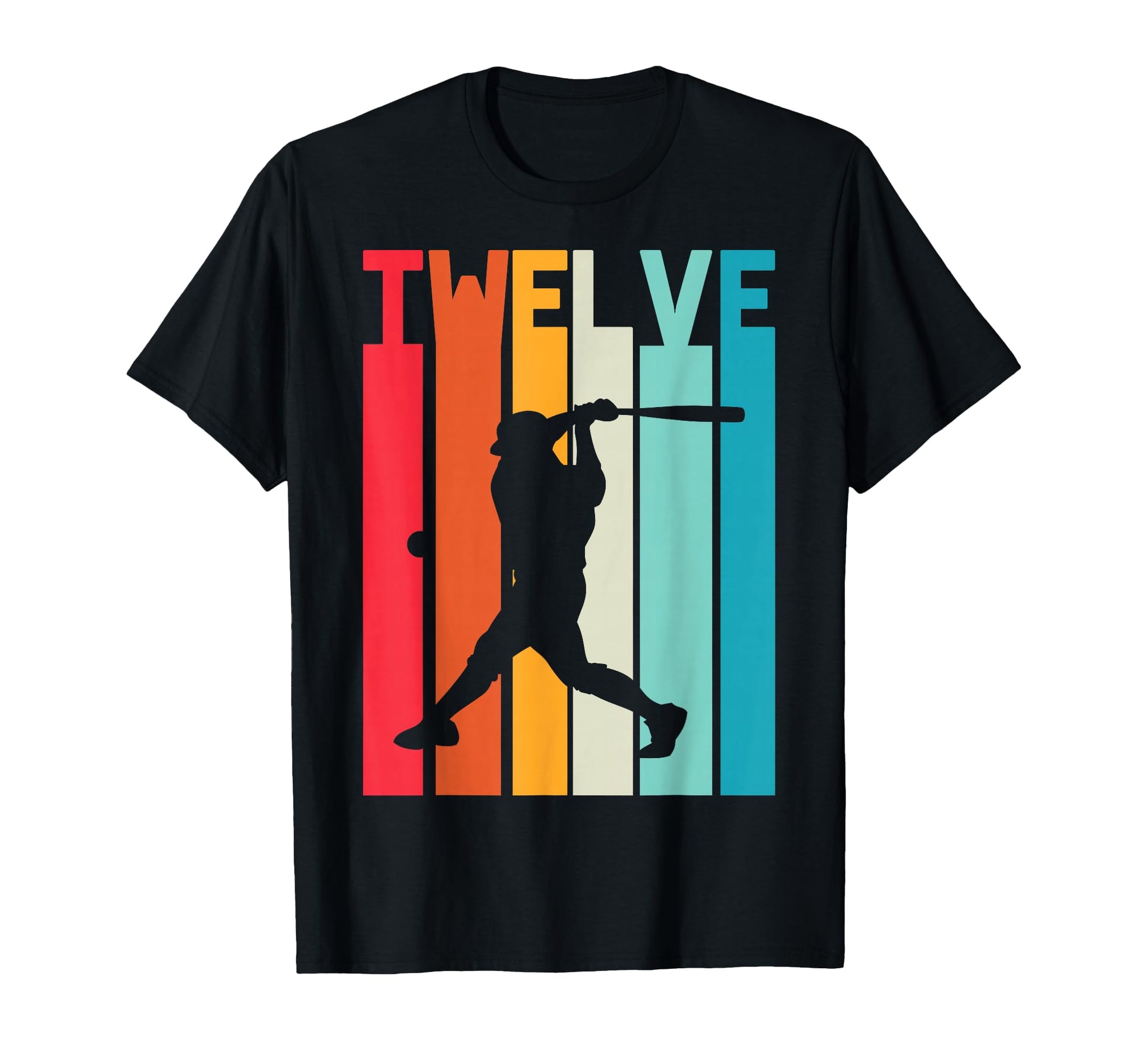 12Th Birthday Baseball 12 Years Old T-Shirt - Custom Art Print Men Women - T-Shirt, Sweatshirt, Hoodie