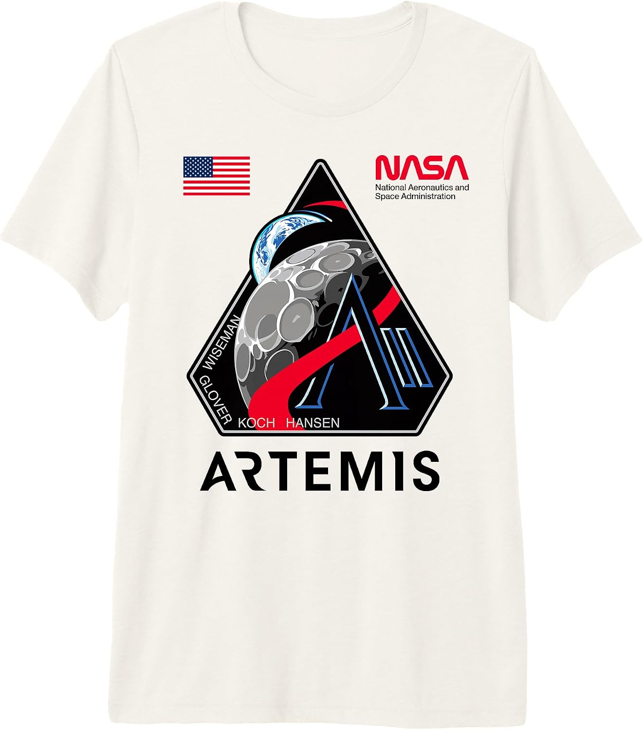 NASA Classic Artemis II - Adult & Kids T-Shirts, Sweatshirts & Hoodies apparel design preview 1