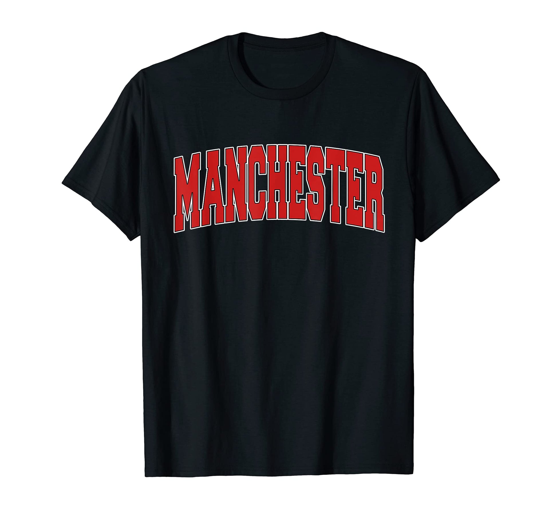 Manchester Ga Georgia Varsity Usa Sports T-Shirt - Minimalist Print Unisex - T-Shirt, Sweatshirt, Hoodie