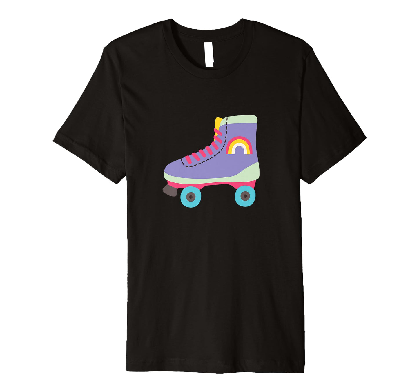 Colorful Roller Skate Art T-Shirt - Fun Novelty Design Men Women - T-Shirt, Sweatshirt, Hoodie