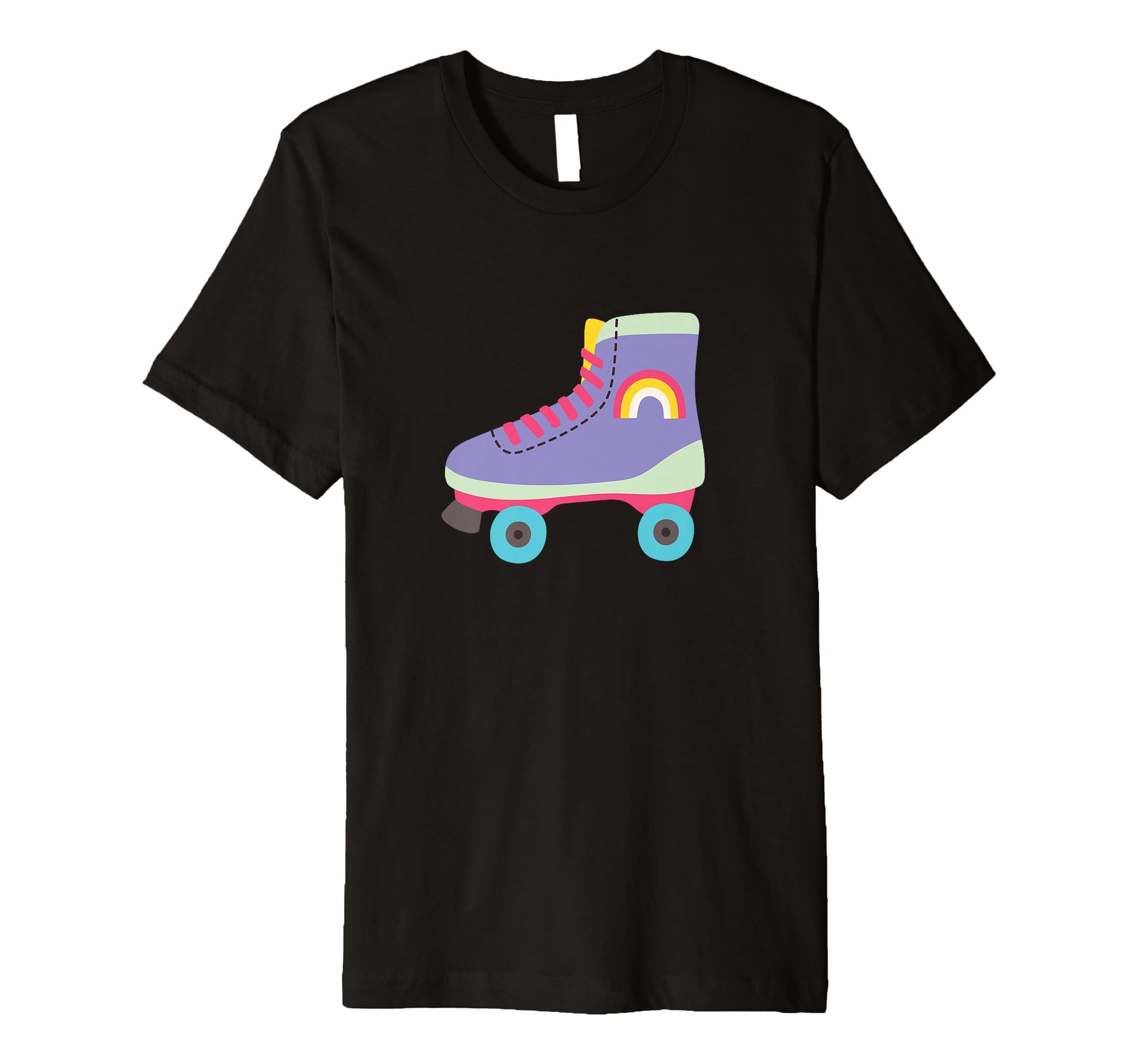 Colorful Roller Skate Art T-Shirt - Fun Novelty Design Men Women - T-Shirt, Sweatshirt, Hoodie