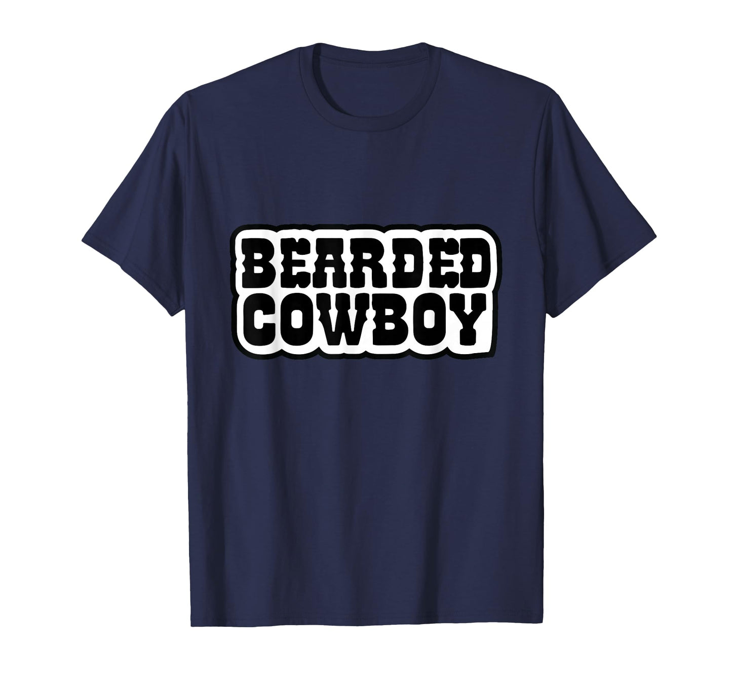 Mens Bearded Cowboy Western T-Shirt - Casual Everyday Wear for Adults - T-Shirt, Sweatshirt, Hoodie